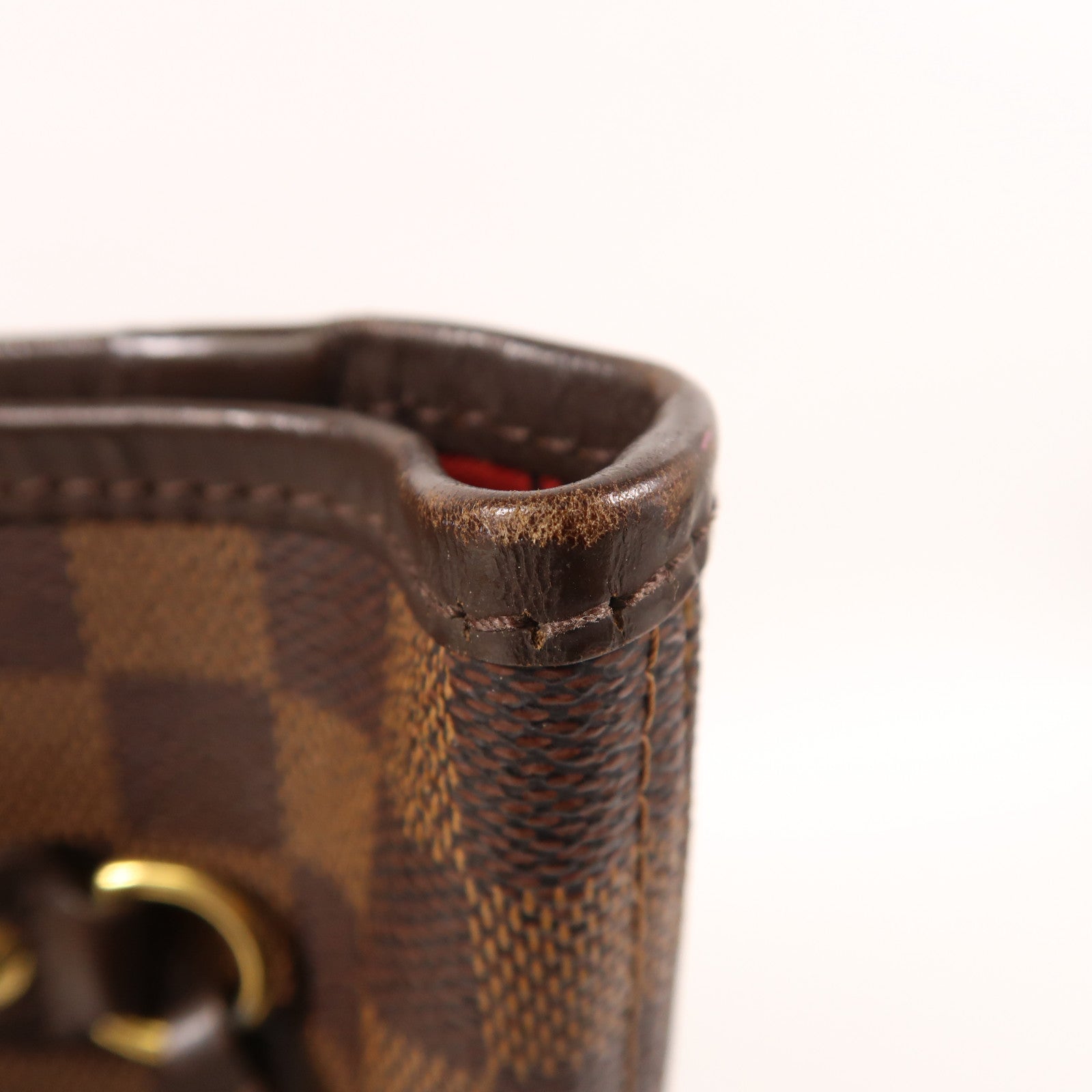 LOUIS VUITTON Damier Neverfull MM金扣手挽袋/肩背袋