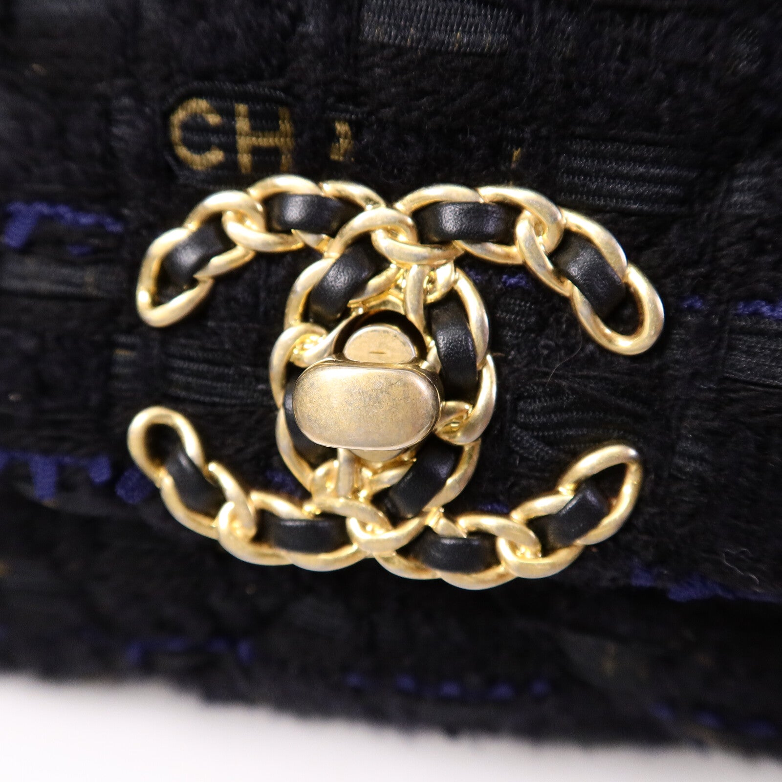 CHANEL Tweed Chanel 19手挽肩背兩用袋