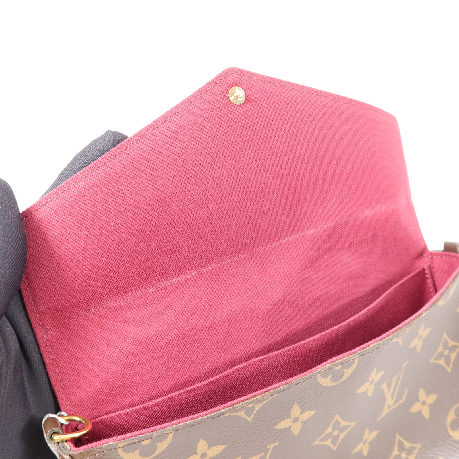 LOUIS VUITTON Monogram Pochette Felicie鏈帶肩背袋