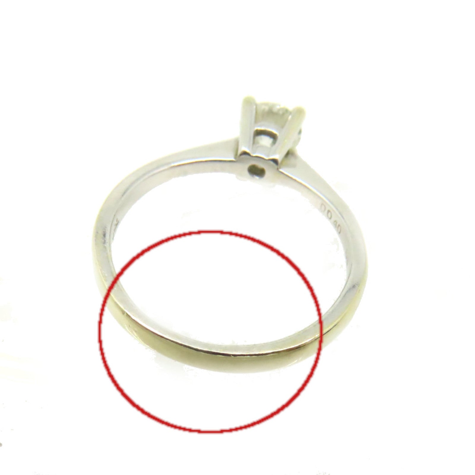 JEWELRY **【激減優惠】18K白金/0.40ct鑽石Diamond Ring戒指US#5