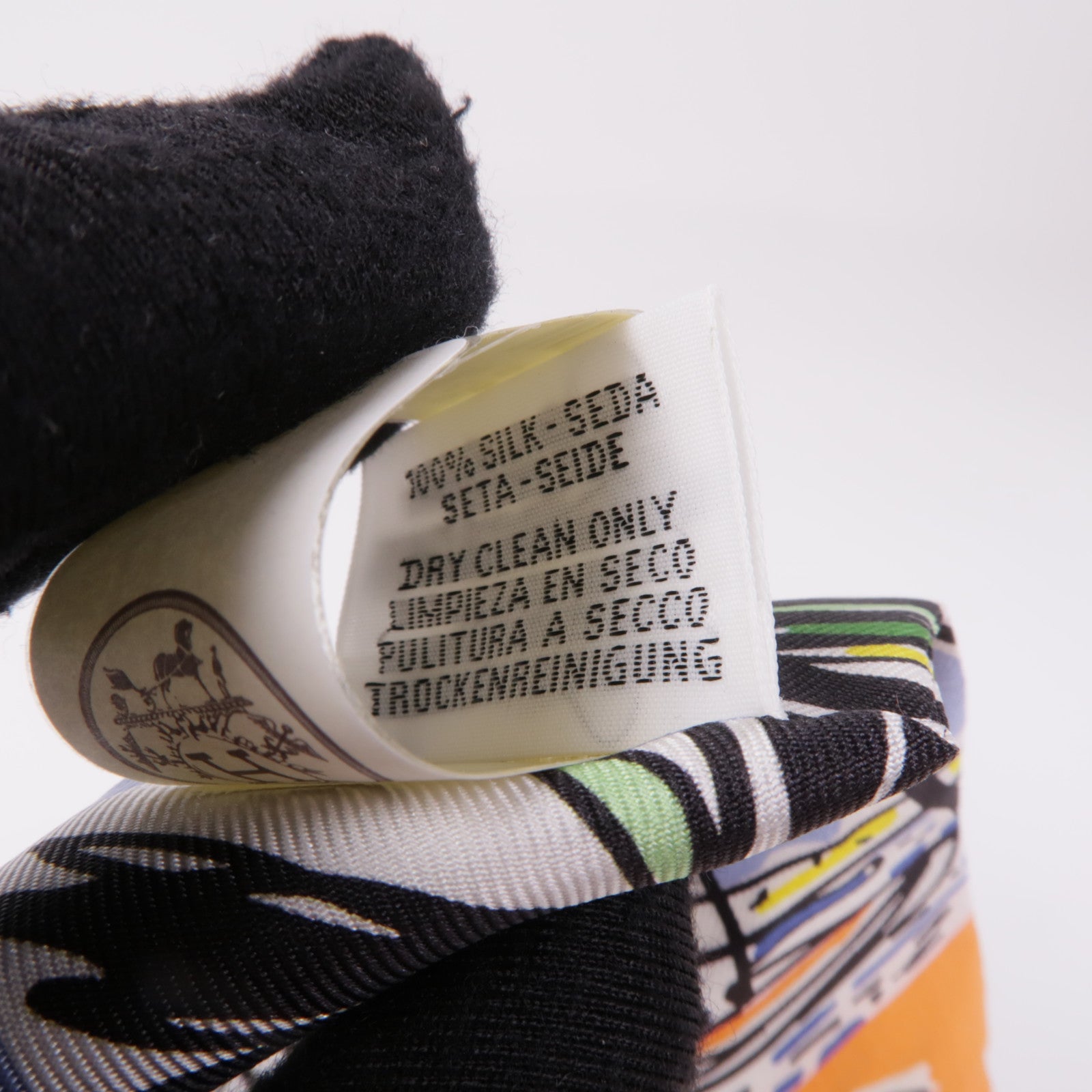 HERMES Twilly Scarf Silk Multicolor