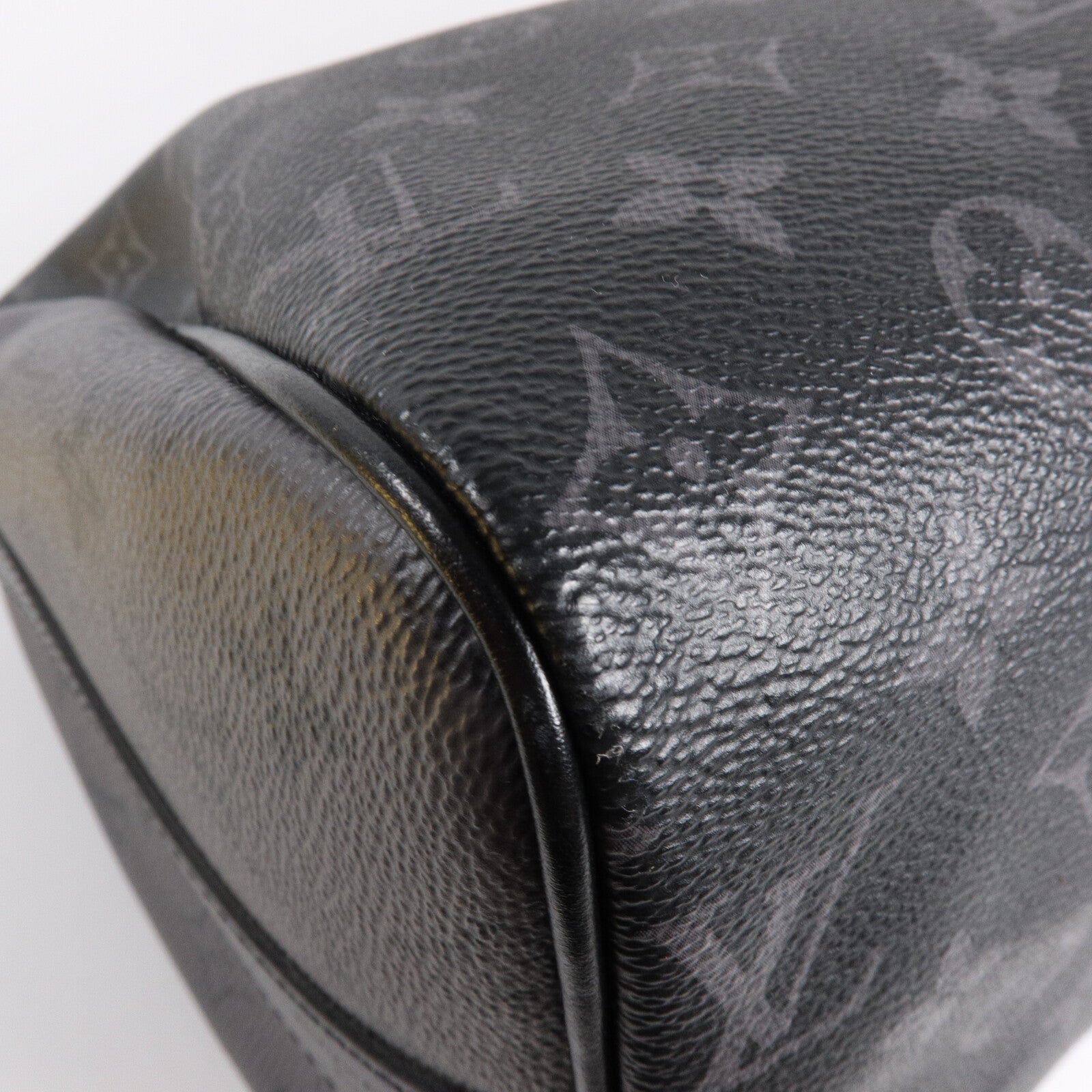 LOUIS VUITTON Monogram Eclipse Keepall Bandouliere 35手挽肩背兩用袋
