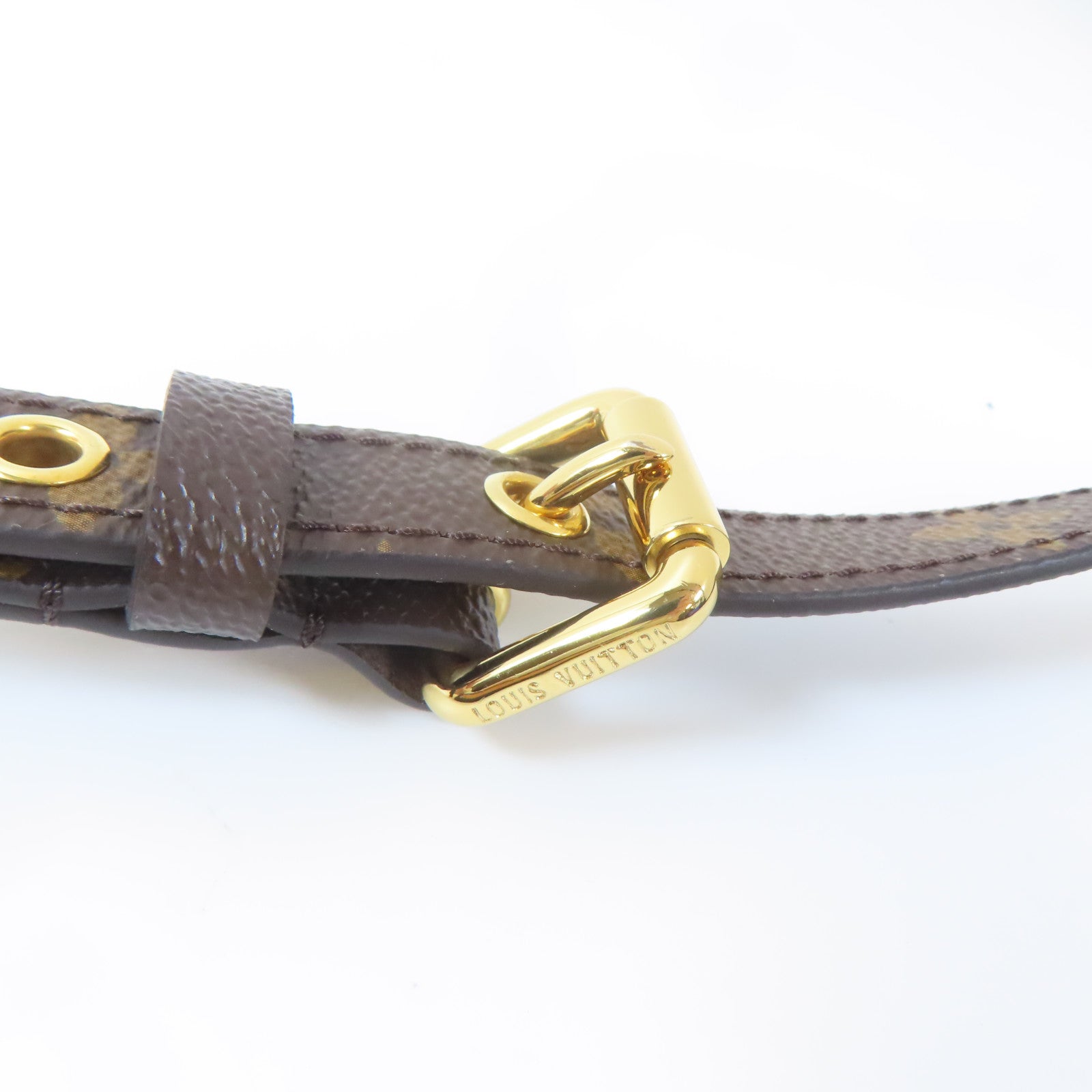 LOUIS VUITTON Monogram Pochette Metis金扣手挽肩背兩用袋啡色