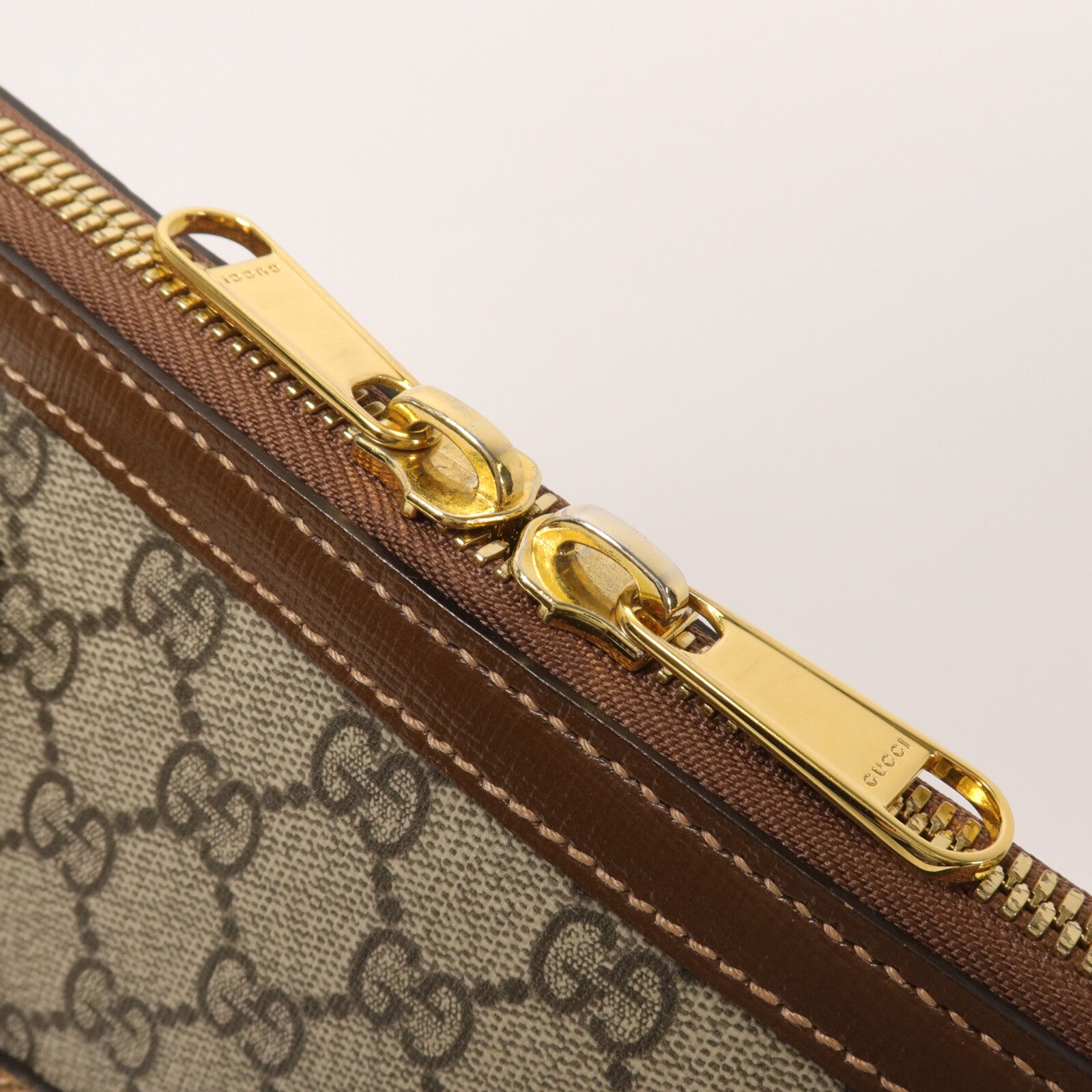 GUCCI 塗層帆布1955 Horsebit Top Handle手挽肩背兩用袋