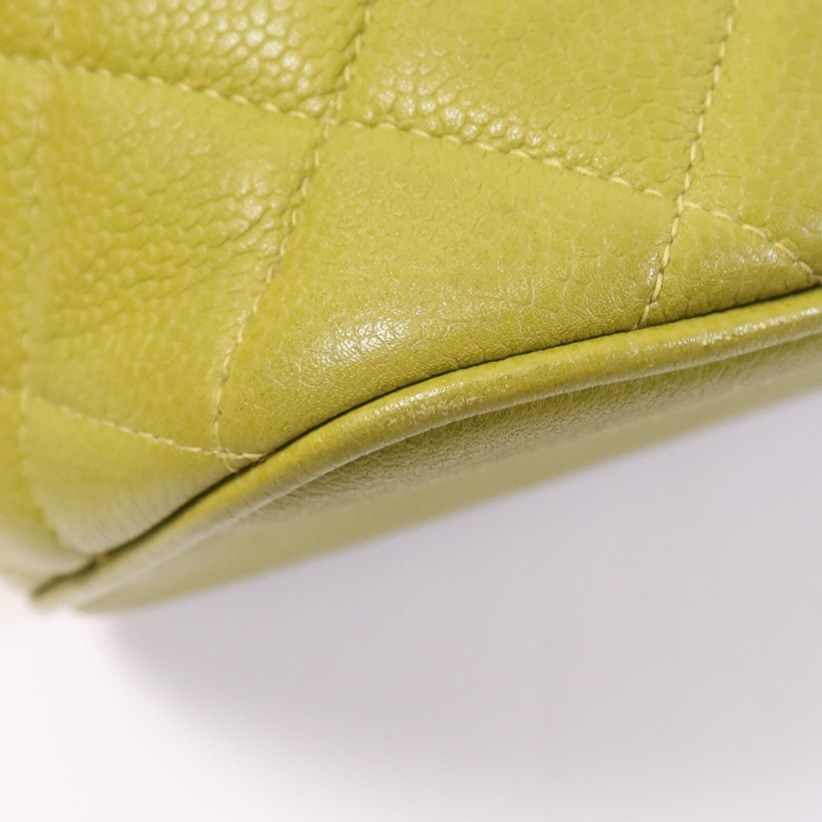 CHANEL 牛皮皮革Shoulder Bag金扣鏈帶肩背袋