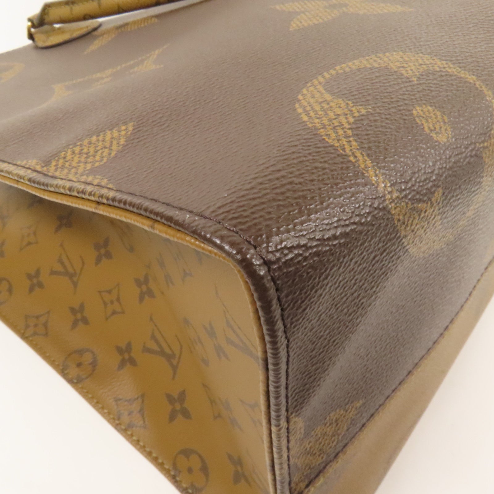 LOUIS VUITTON Monogram Giant OnTheGo GM金扣手挽肩背兩用袋