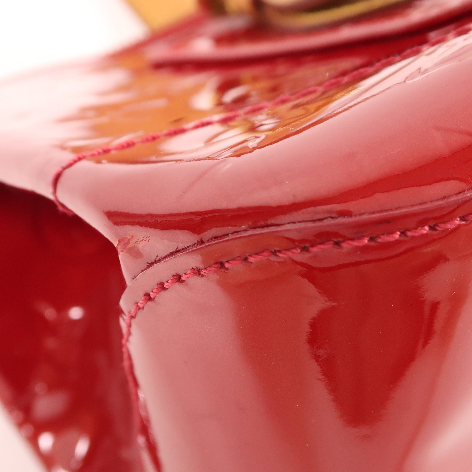 LOUIS VUITTON Vernis Rosewood Avenue金扣肩背袋