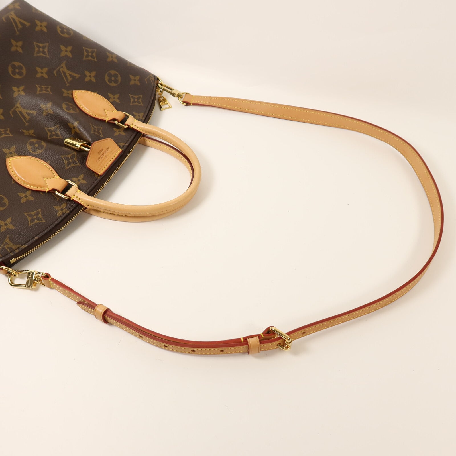 LOUIS VUITTON Monogram Boetie金扣手挽肩背兩用袋