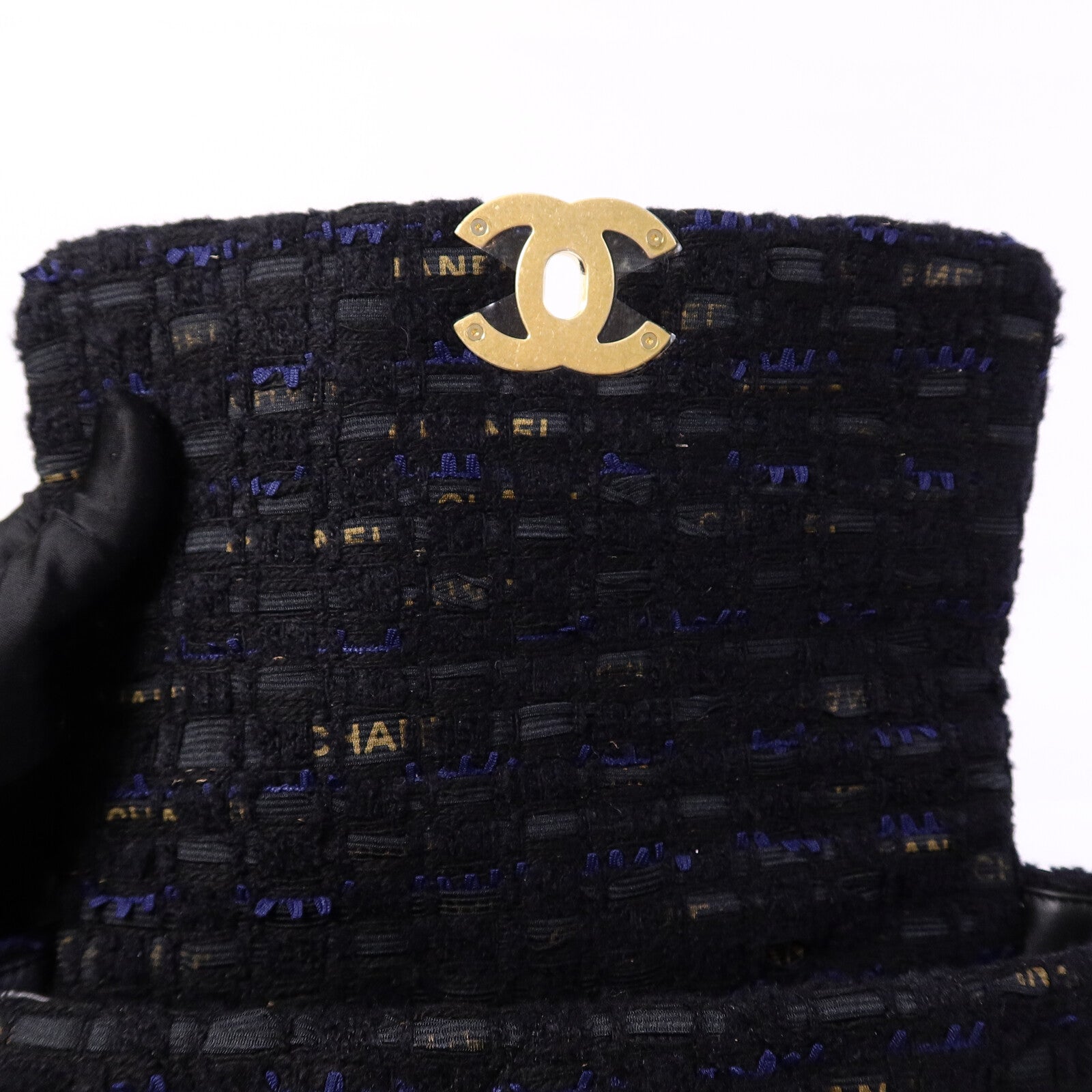 CHANEL Tweed Chanel 19手挽肩背兩用袋