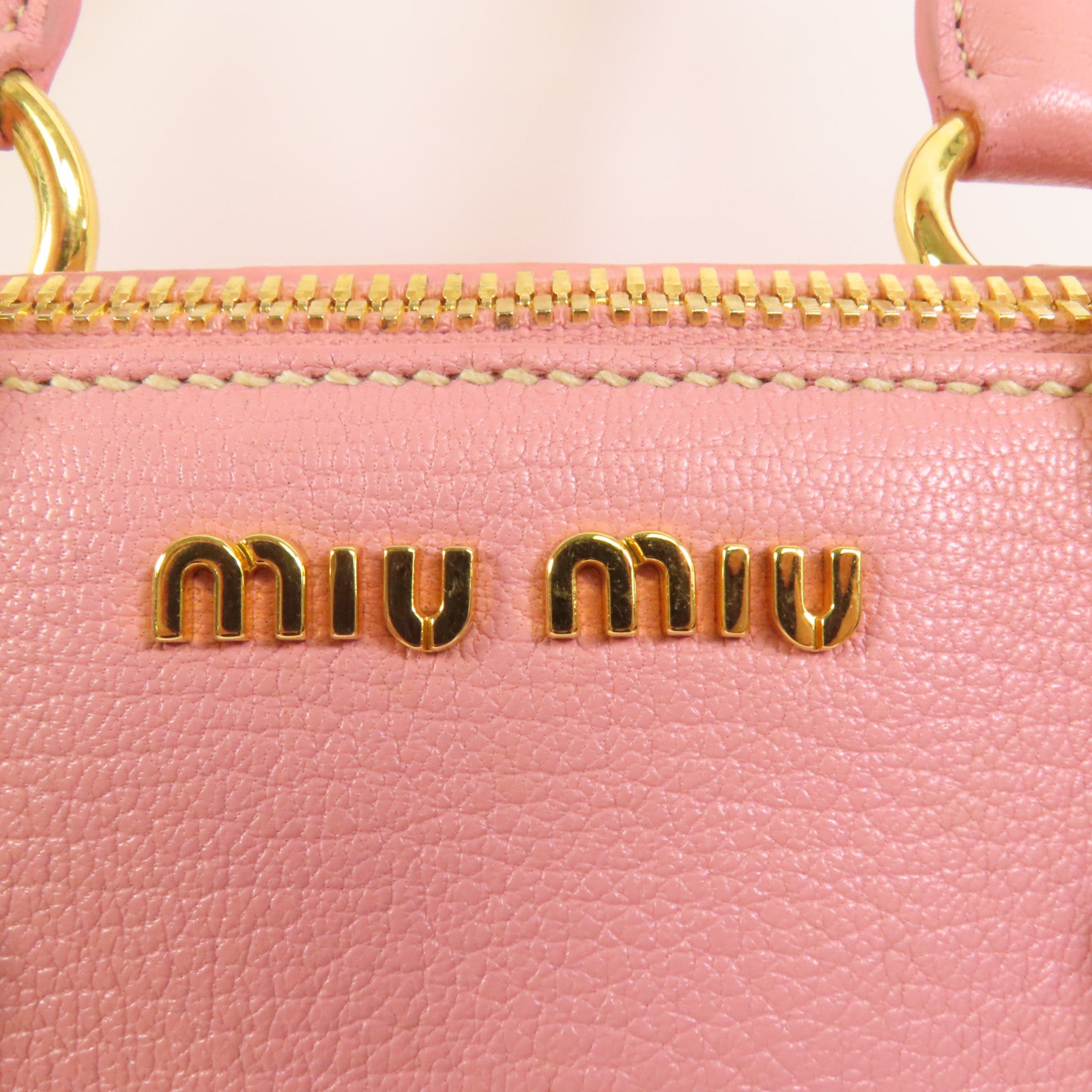 Miu Miu 牛皮皮革2 Way Shoulder手挽肩背兩用袋