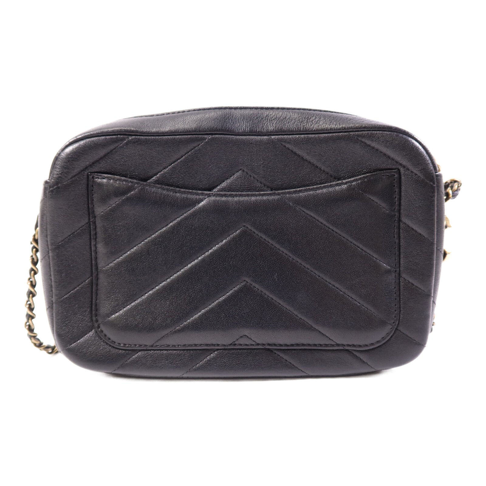 CHANEL 【激減優惠】牛皮皮革Chain Shoulder Bag金扣鏈帶肩背袋