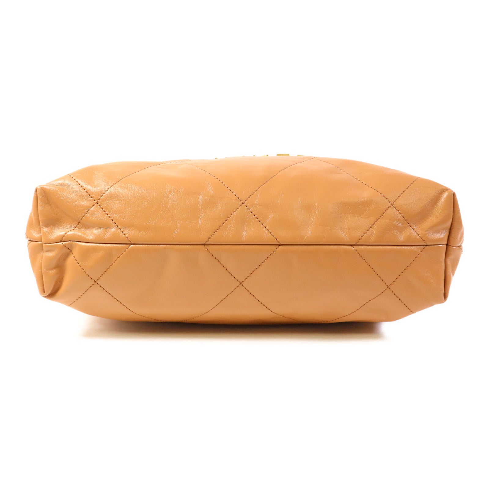 CHANEL 牛皮皮革Chanel 22金扣鏈帶肩背袋