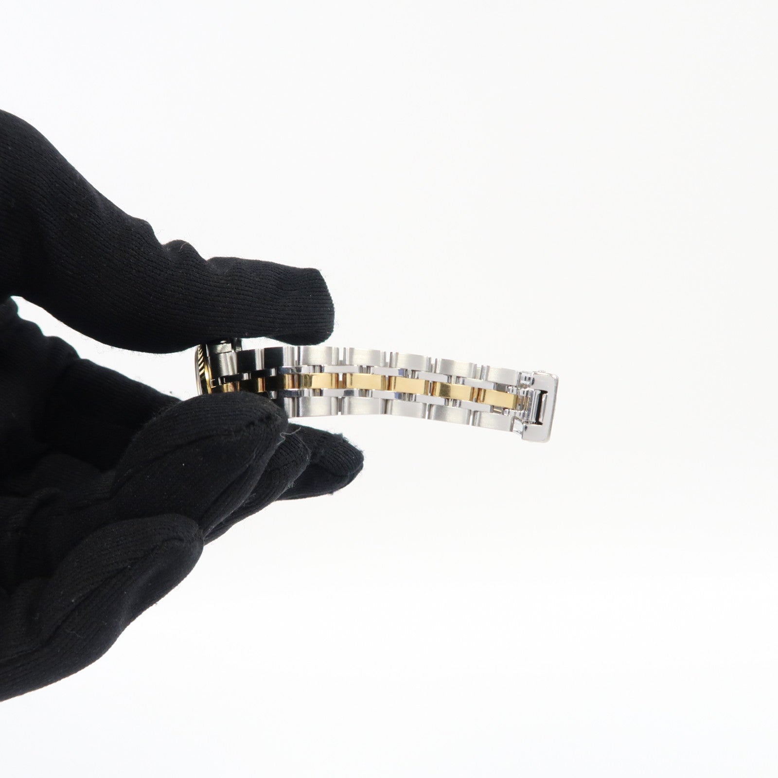 TUDOR Princess不鏽鋼/18K黃金手錶自動機芯黑色