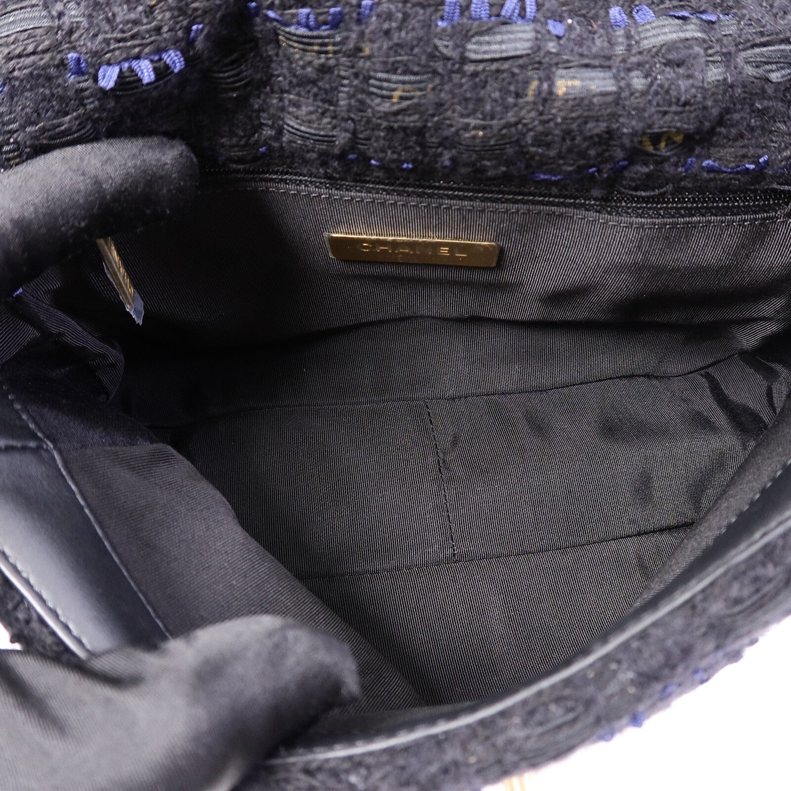 CHANEL Tweed Chanel 19手挽肩背兩用袋