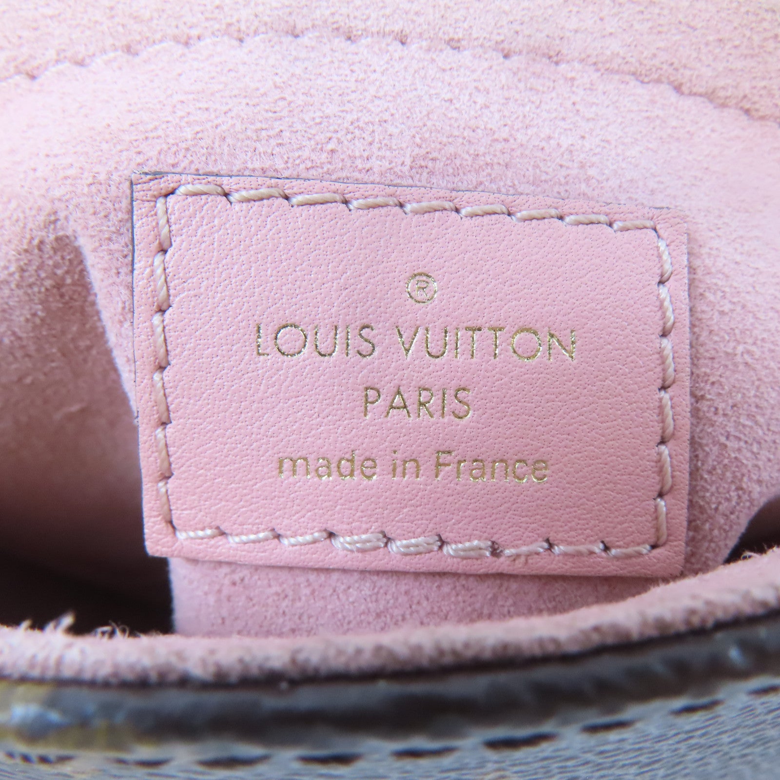 LOUIS VUITTON Monogram Locky BB金扣手挽肩背兩用袋啡色/粉紅色