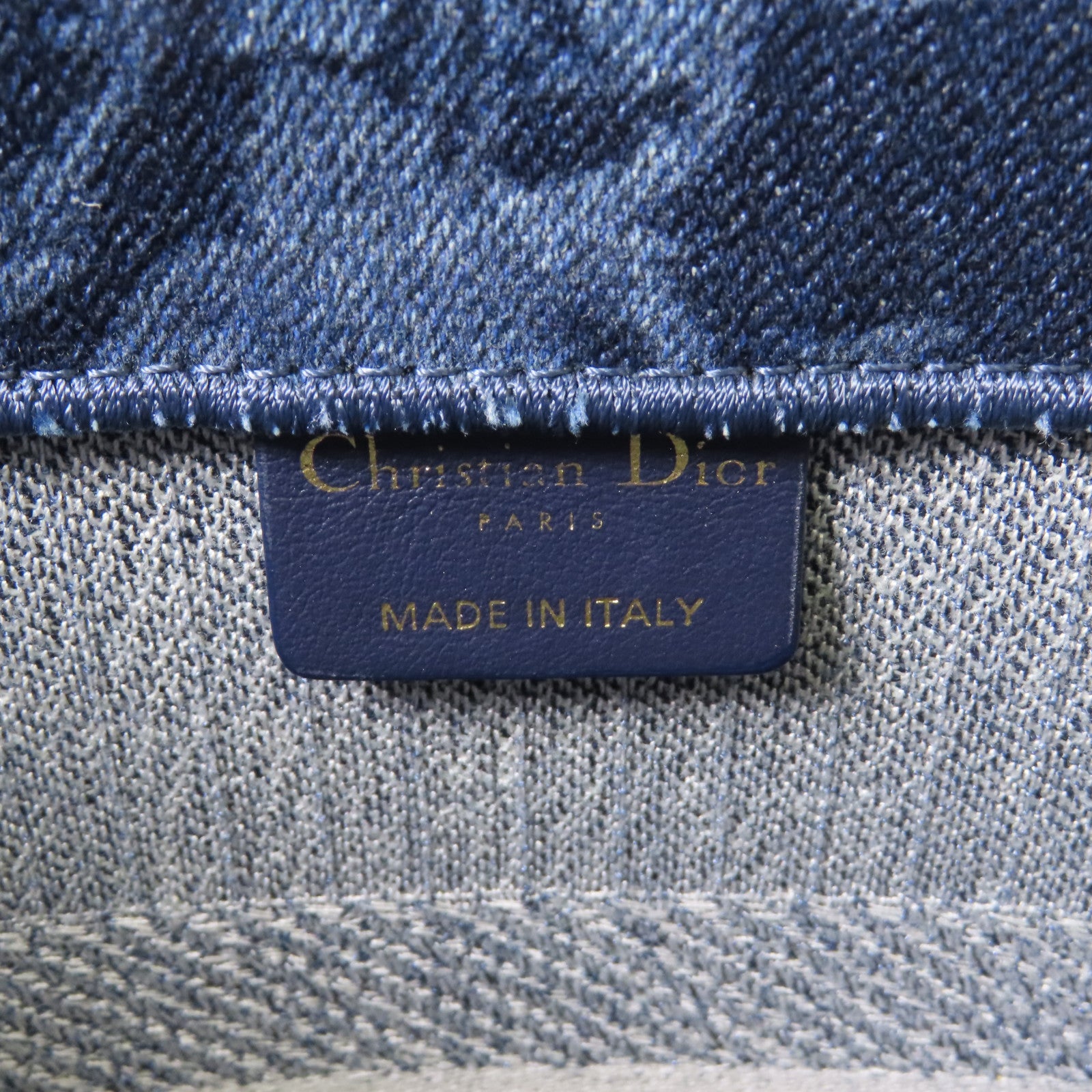Dior 帆布Book Tote手挽袋藍色