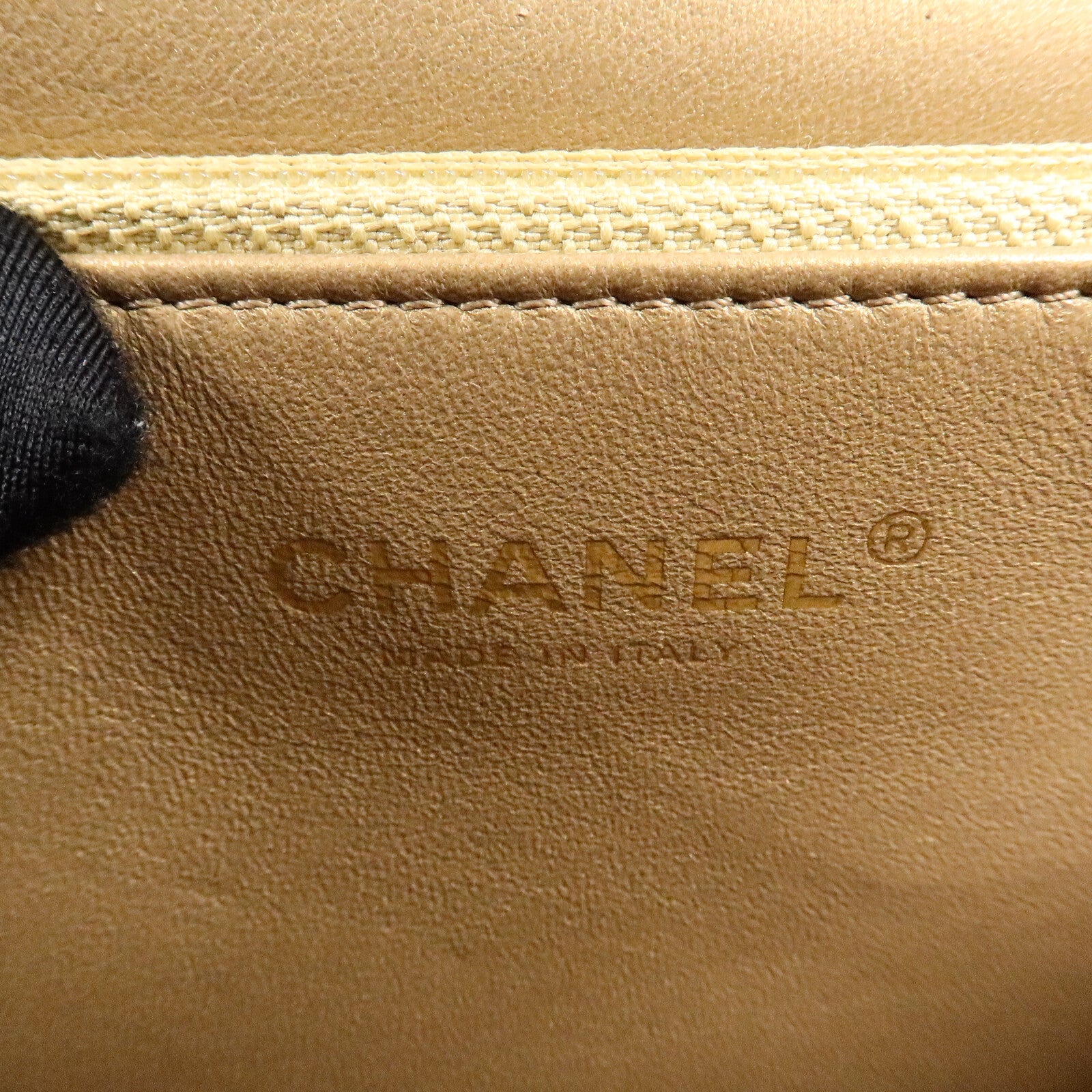 CHANEL 牛皮皮革Pearl Flap Bag鏈帶肩背袋