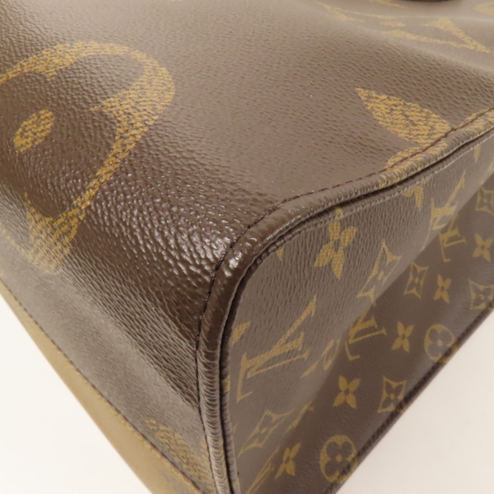 LOUIS VUITTON Monogram Giant OnTheGo GM金扣手挽肩背兩用袋