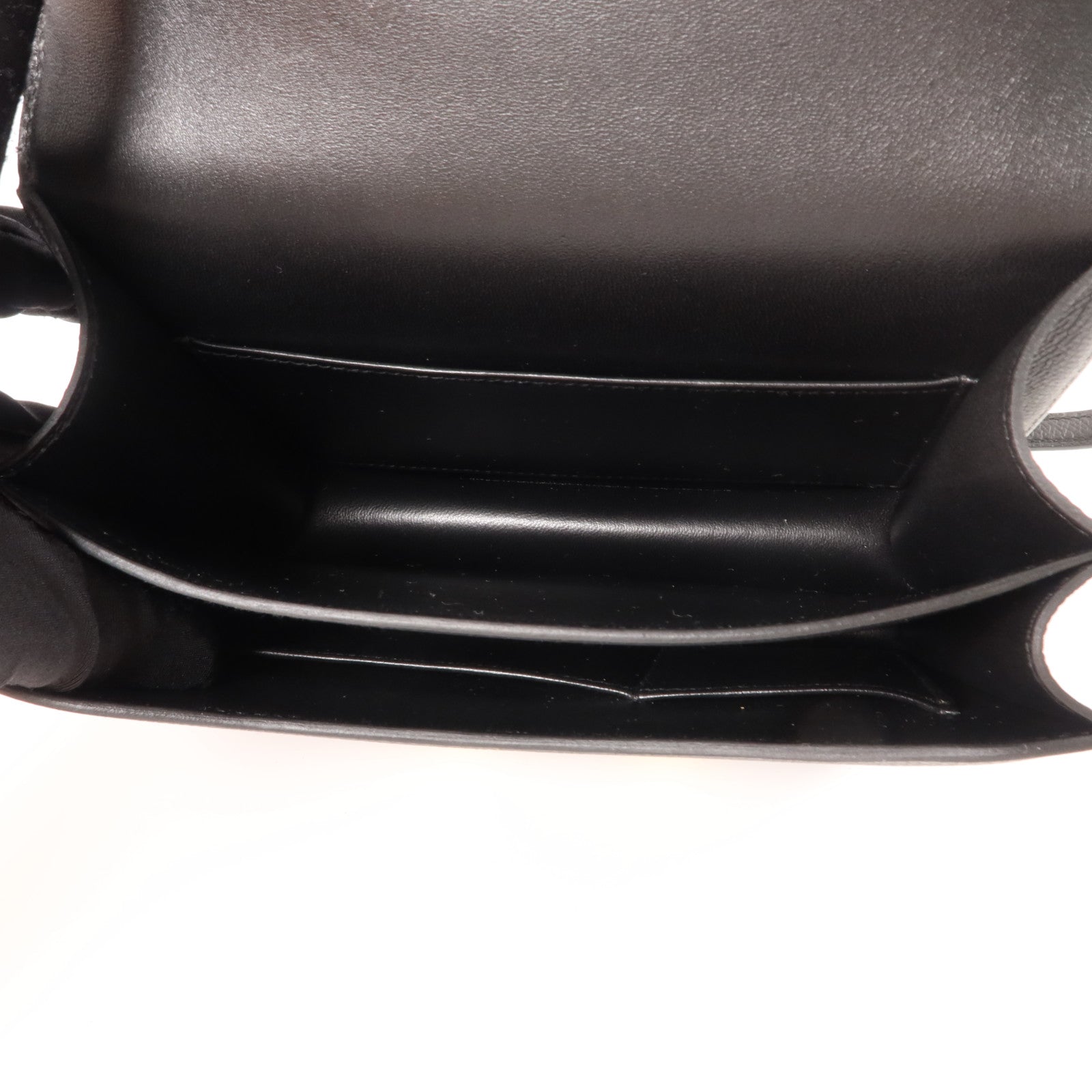HERMES Epsom皮革Constance Mini肩背袋Noir