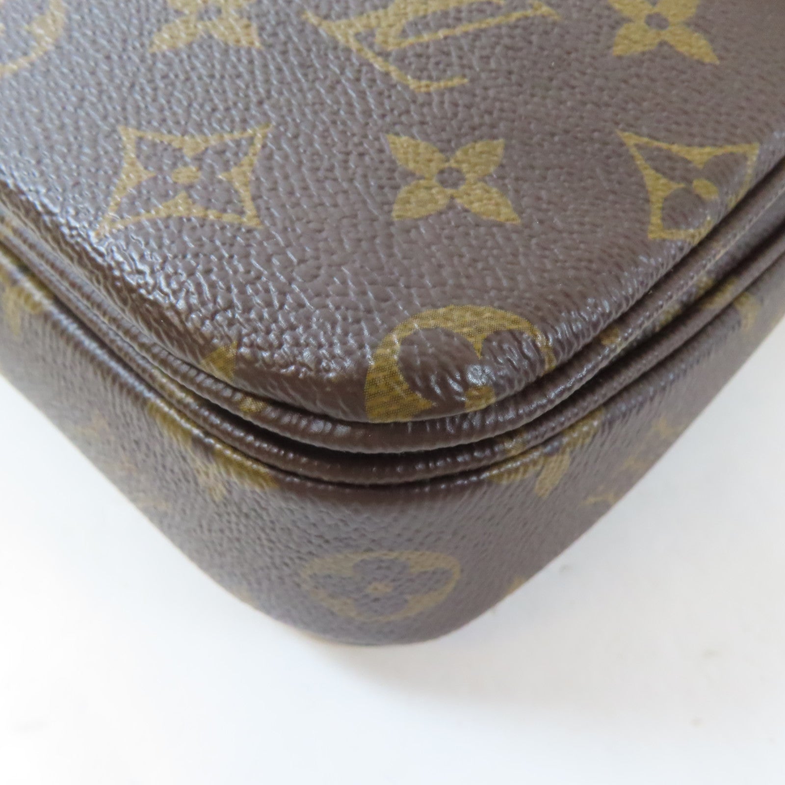 LOUIS VUITTON Monogram Pochette Metis金扣手挽肩背兩用袋啡色