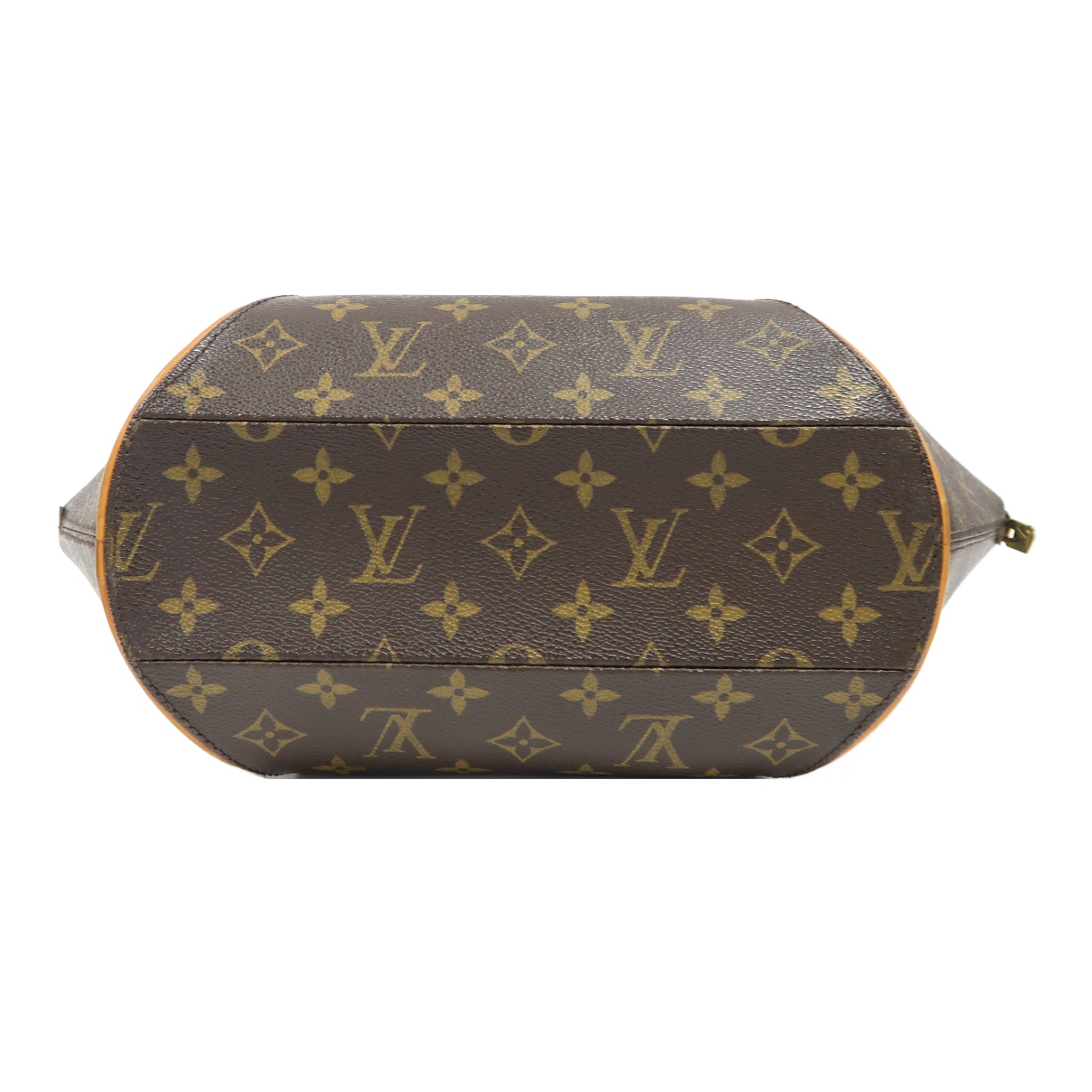 LOUIS VUITTON Monogram Elipse MM金扣手挽袋啡色