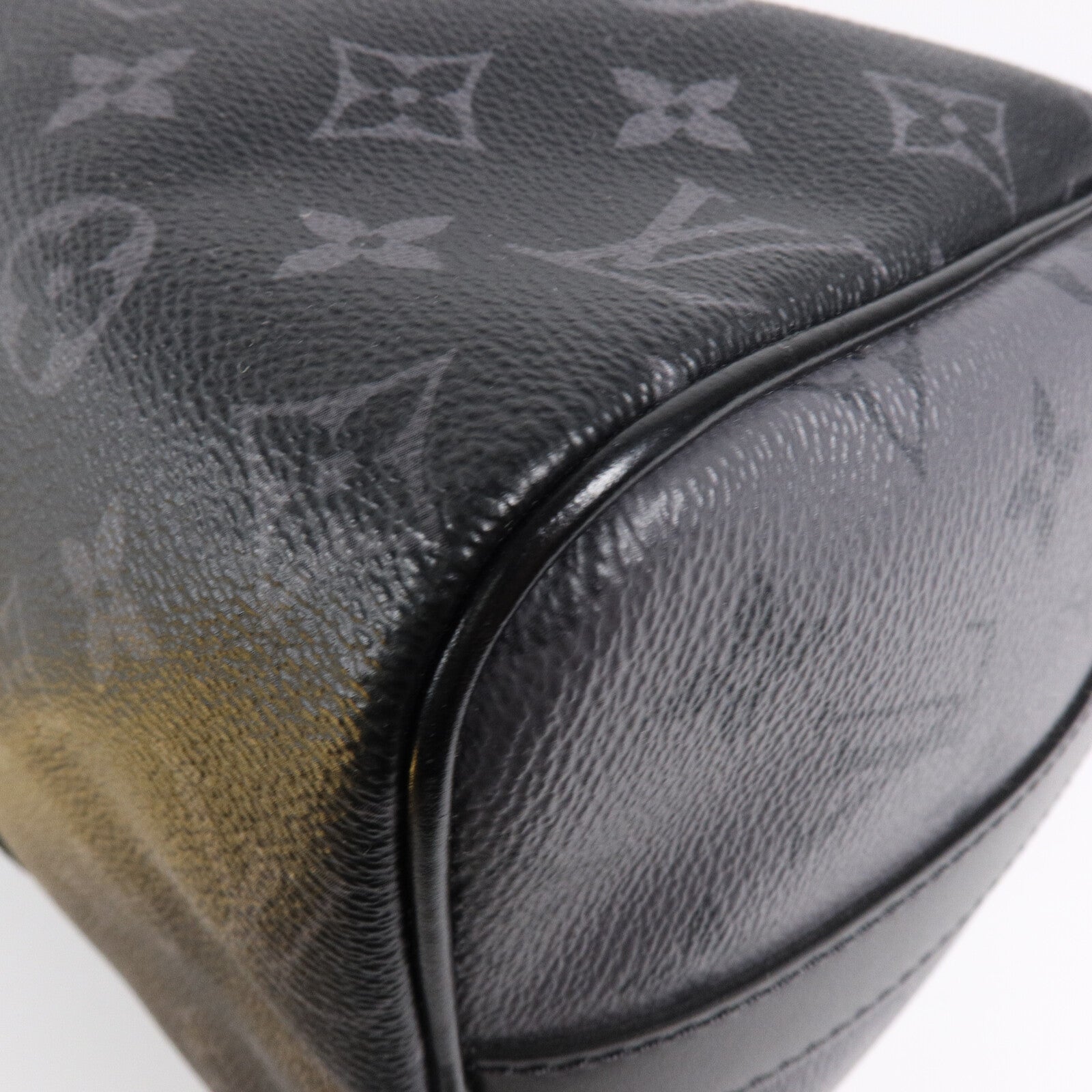LOUIS VUITTON Monogram Eclipse Keepall Bandouliere 35手挽肩背兩用袋