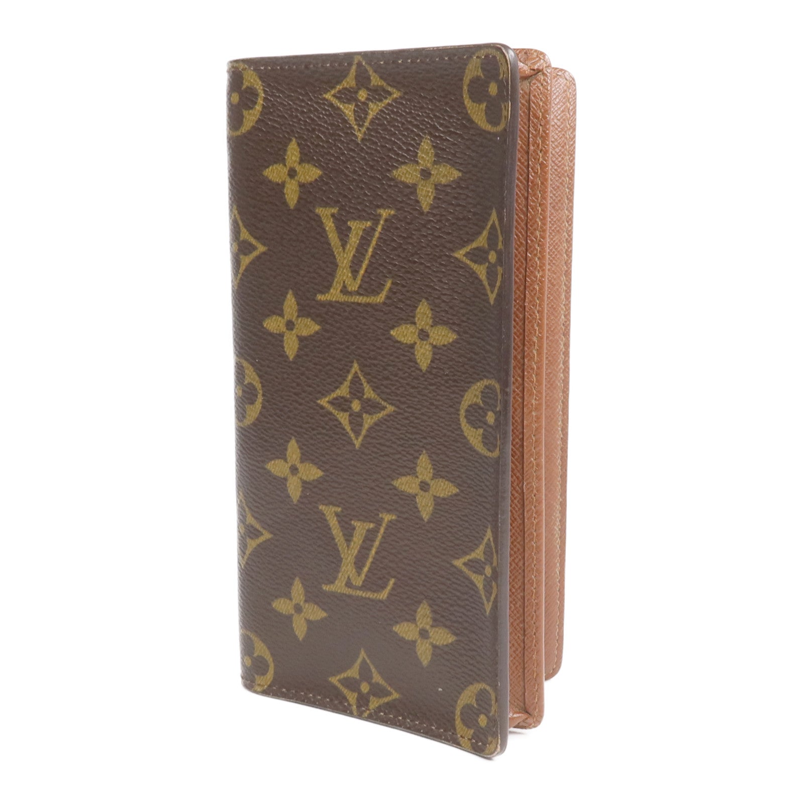 LOUIS VUITTON Monogram Brazza Wallet金扣長錢包