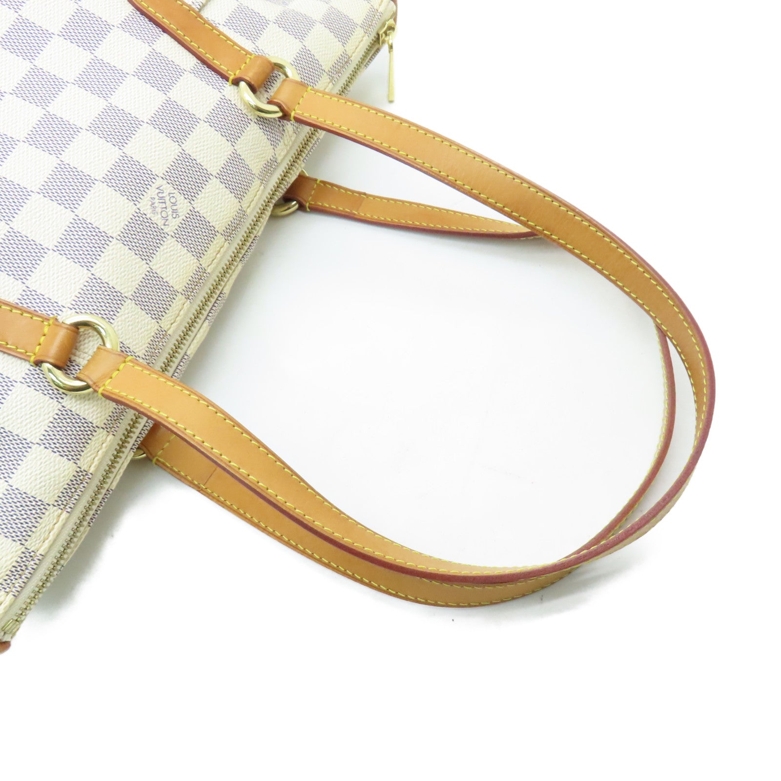 LOUIS VUITTON 【激減優惠】Damier Azur Totally PM Shoulder Bag肩背袋米白色