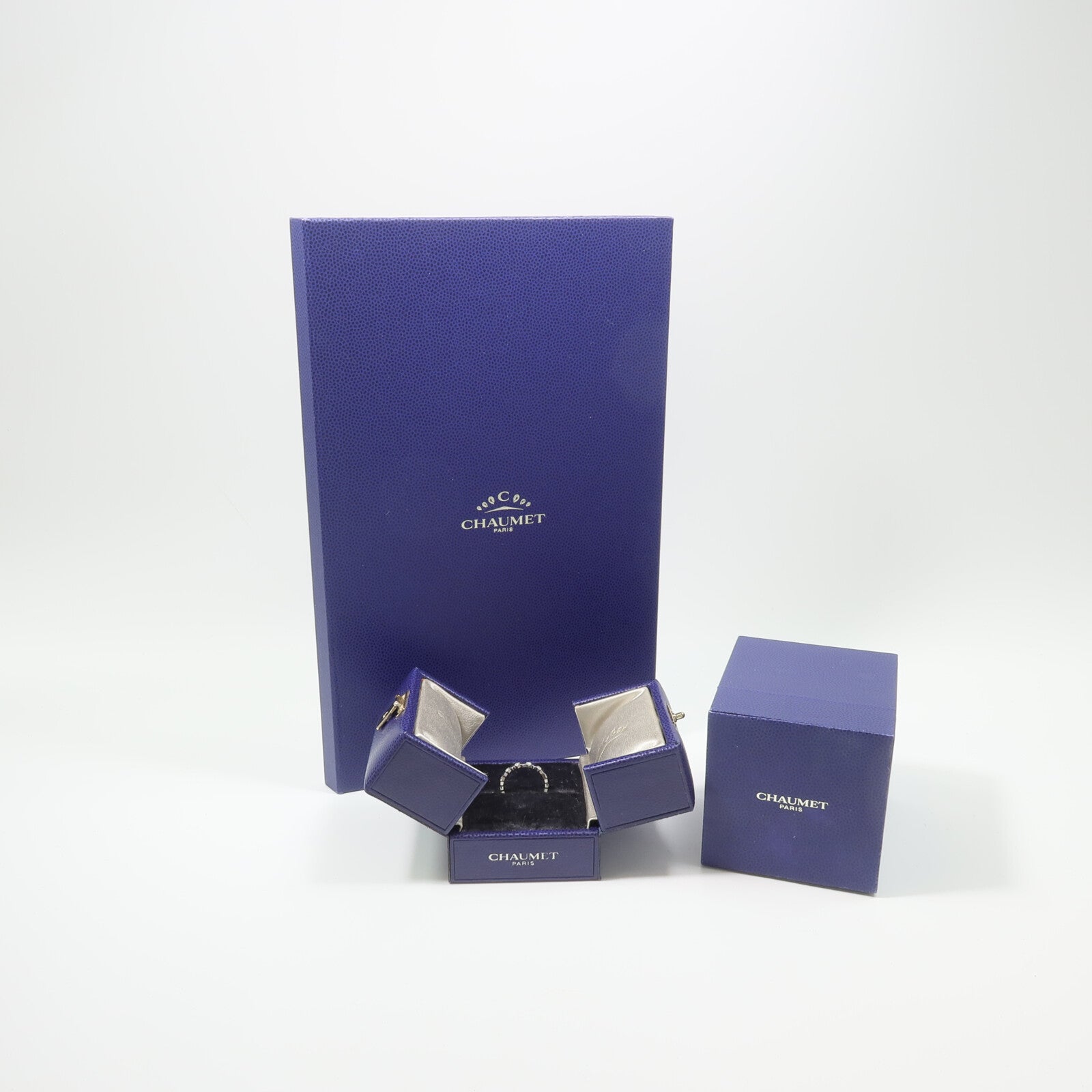 Chaumet 18K白金Bee My Love鑽石戒指