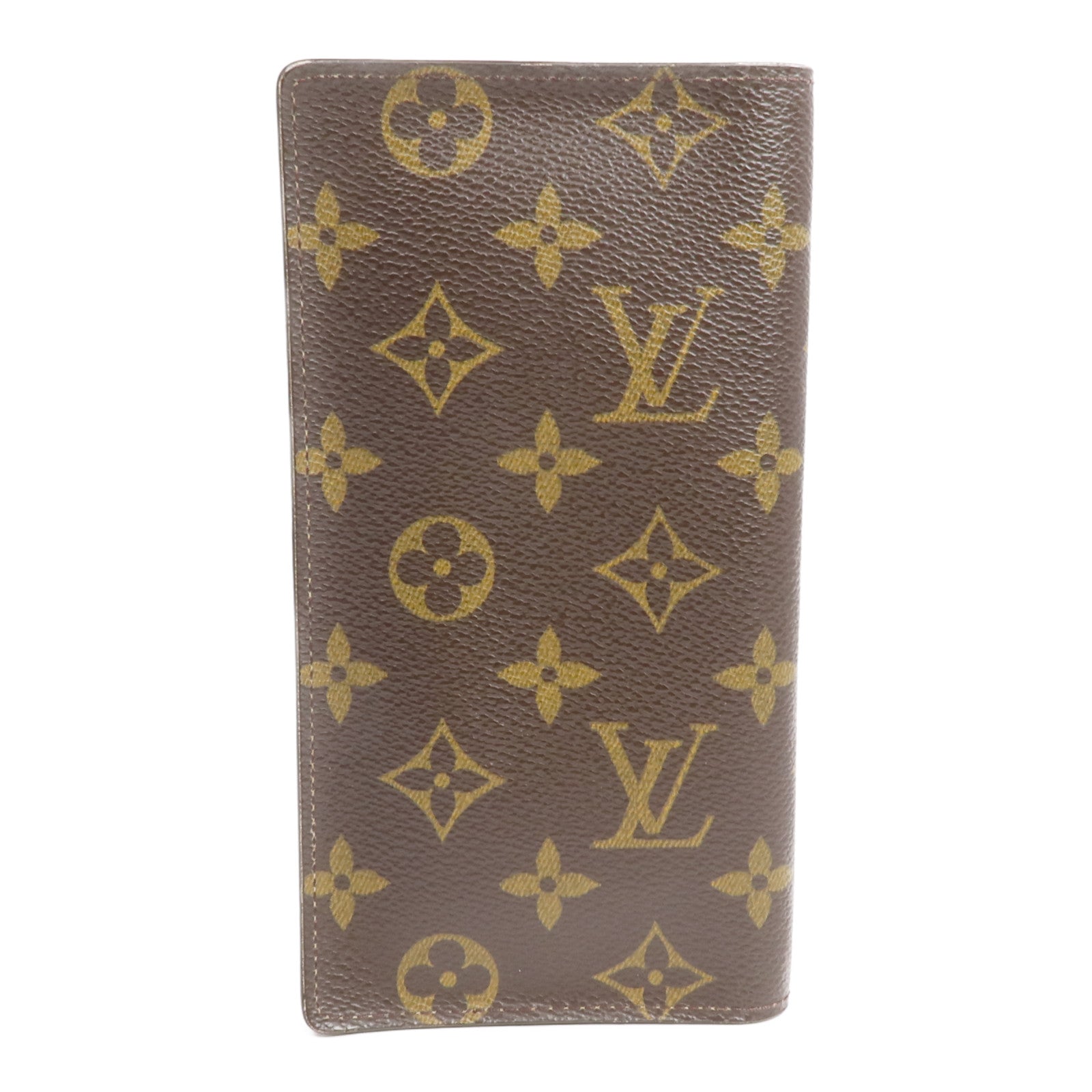 LOUIS VUITTON Monogram Brazza Wallet金扣長錢包