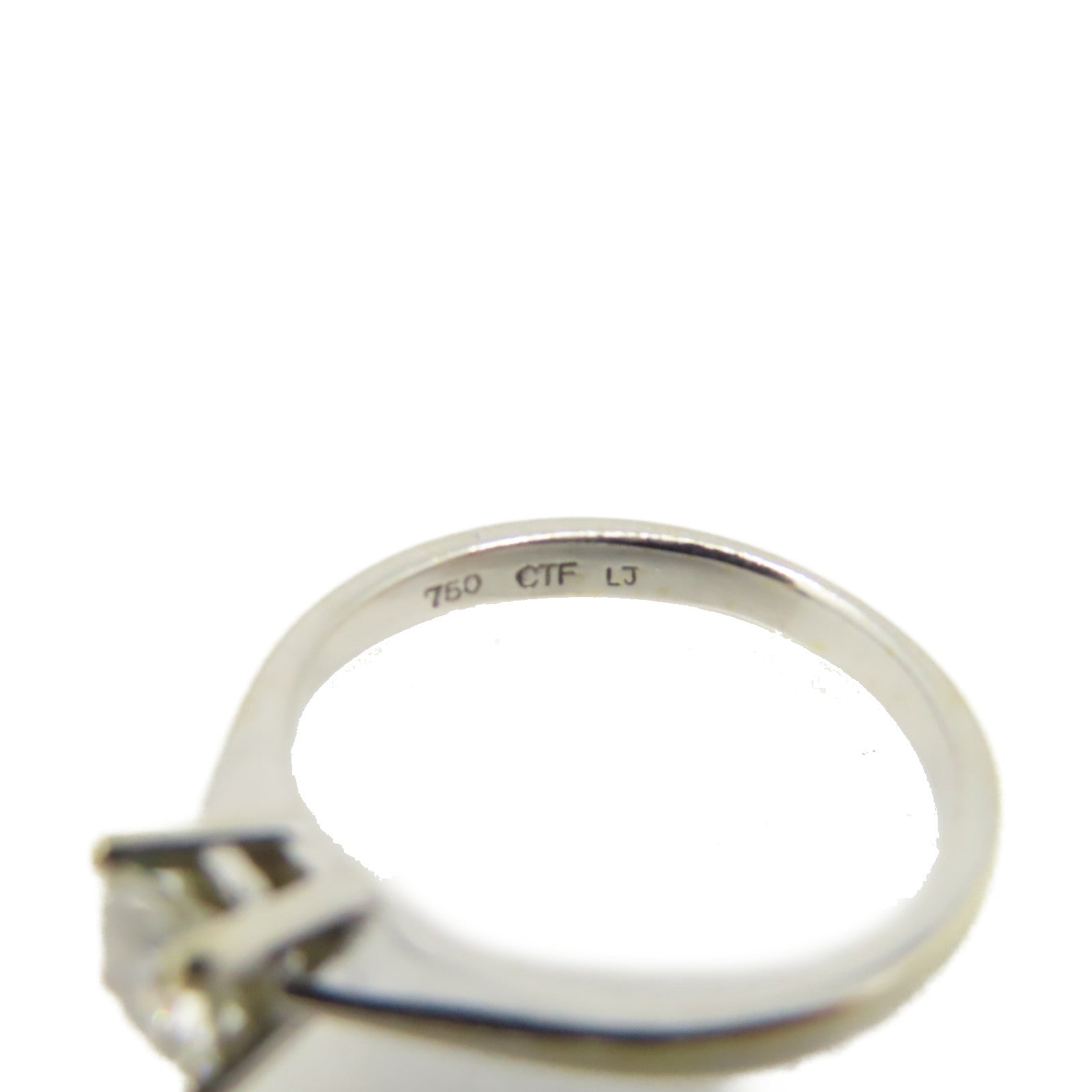 JEWELRY **【激減優惠】18K白金/0.40ct鑽石Diamond Ring戒指US#5