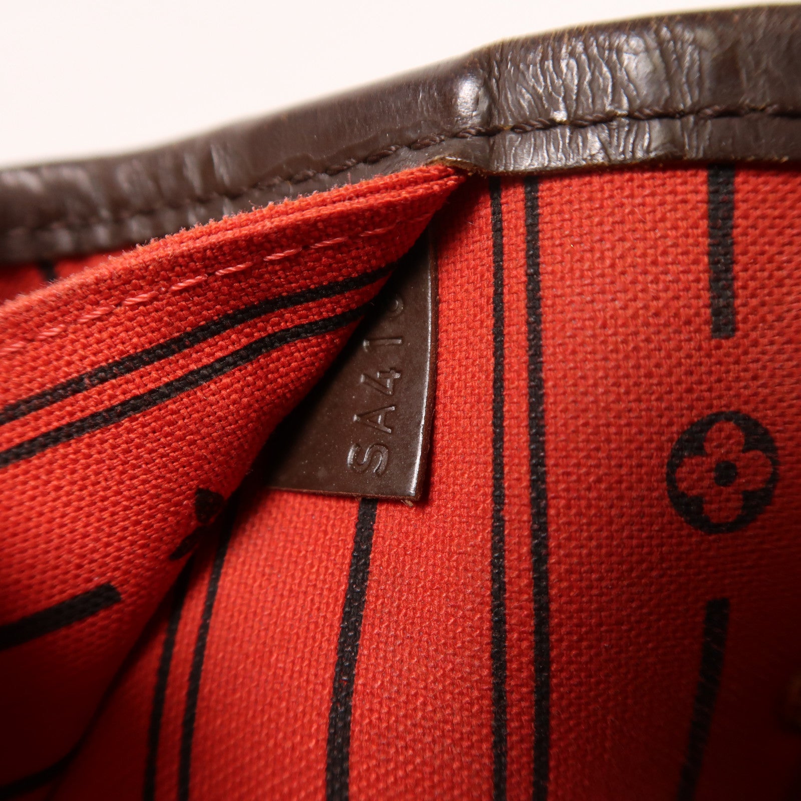 LOUIS VUITTON Damier Neverfull MM金扣手挽袋/肩背袋