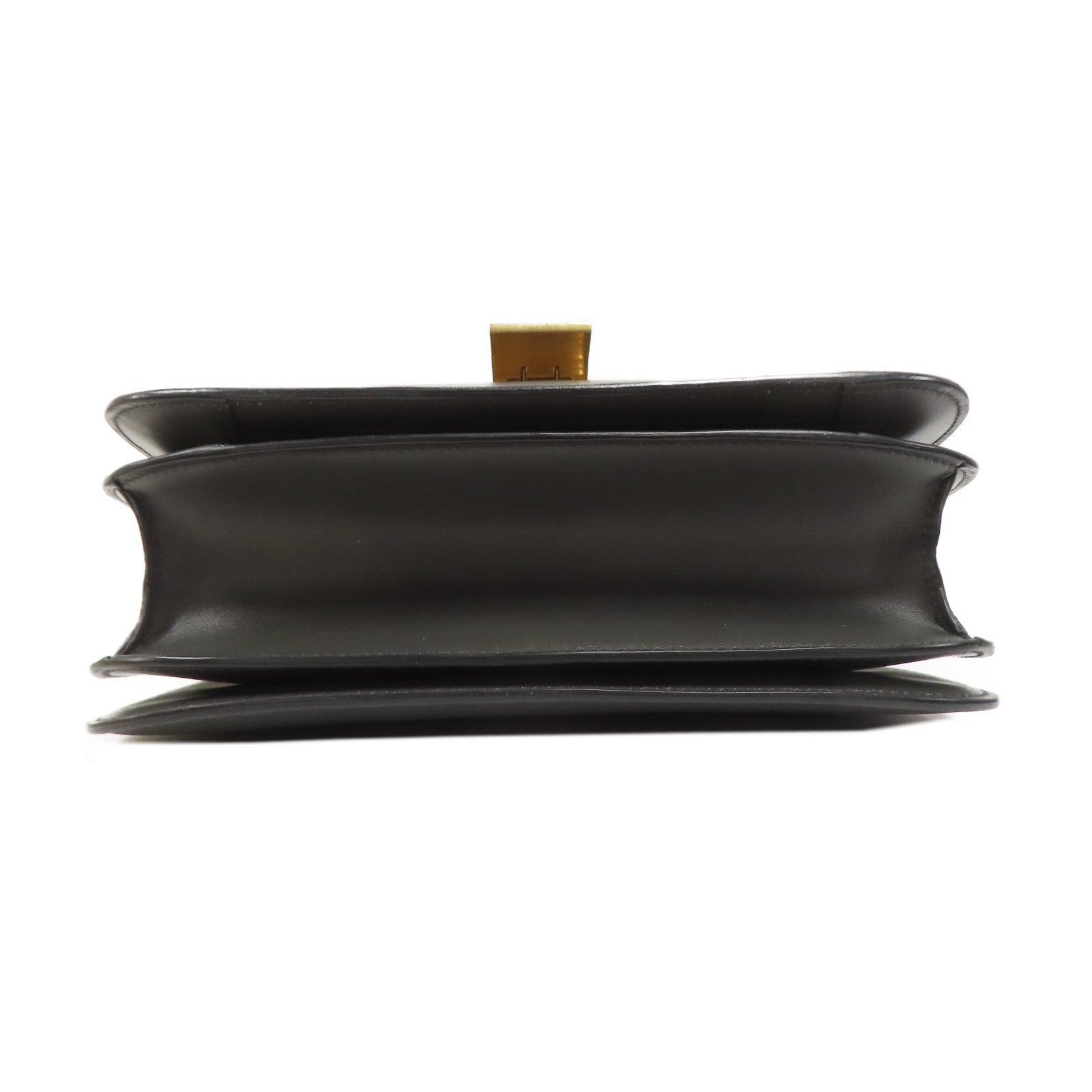 CELINE **【激減優惠】牛皮皮革Classic Box金扣肩背袋灰色