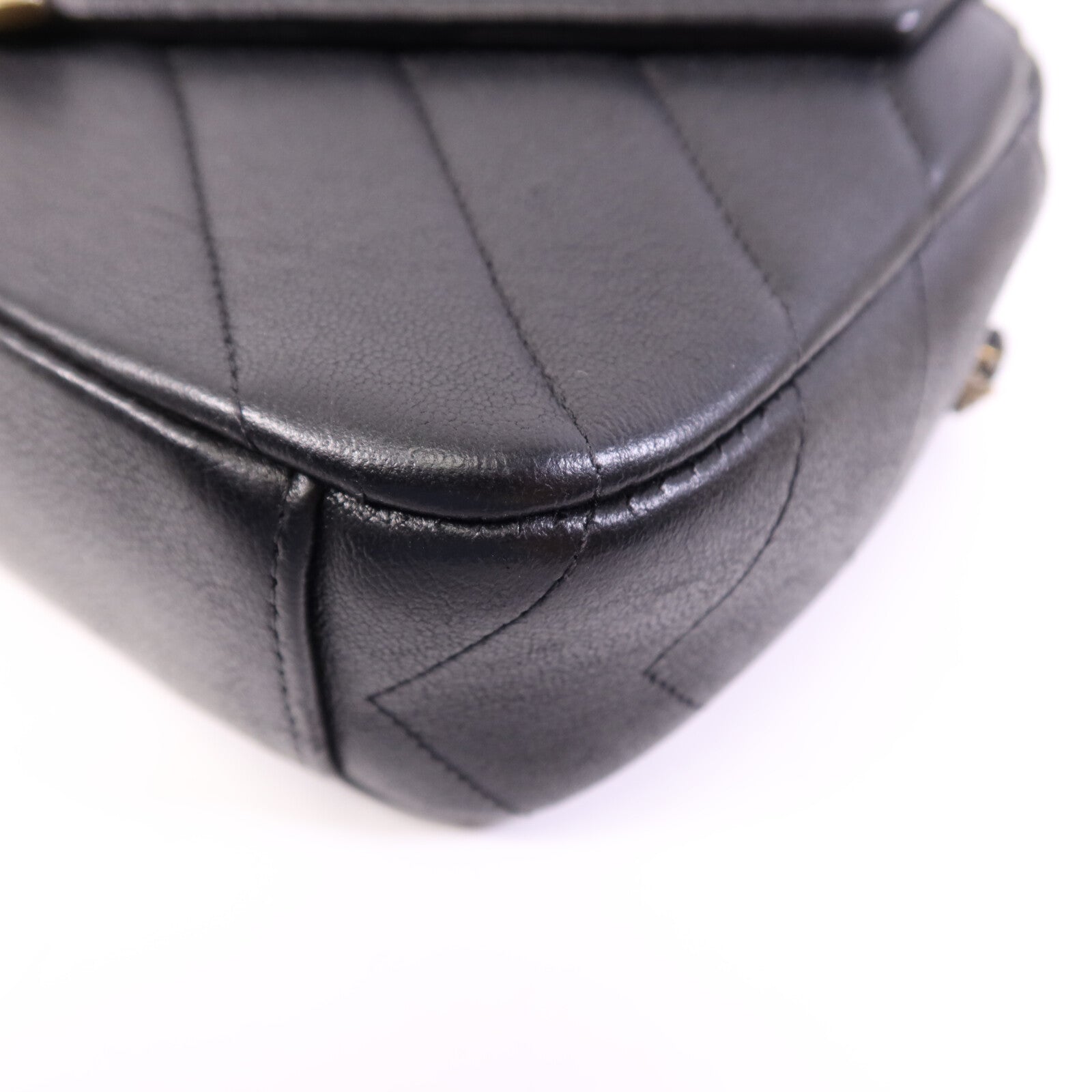 CHANEL 【激減優惠】牛皮皮革Chain Shoulder Bag金扣鏈帶肩背袋