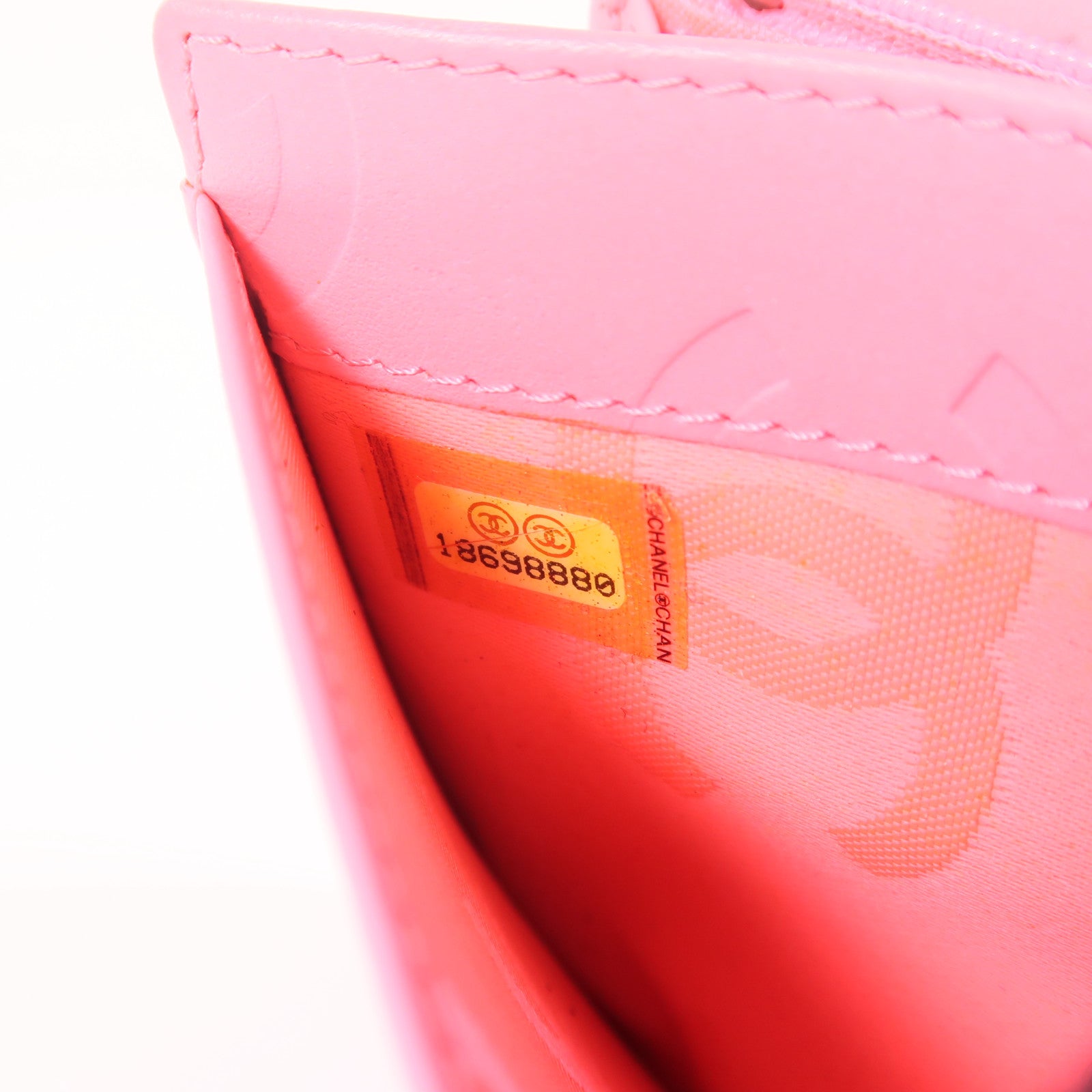 CHANEL 牛皮皮革Cambon Long Bifold Wallet銀扣長錢包