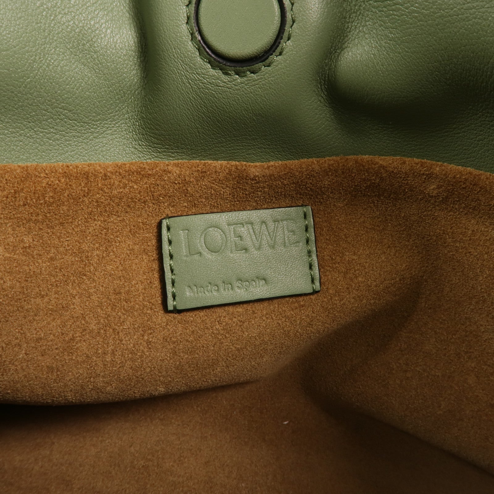LOEWE 牛皮皮革Mini Flamenco金扣肩背袋