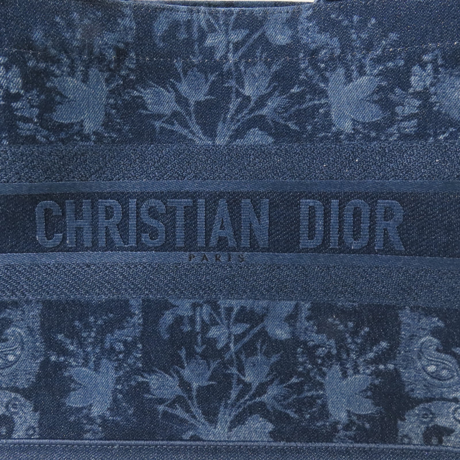 Dior 帆布Book Tote手挽袋藍色