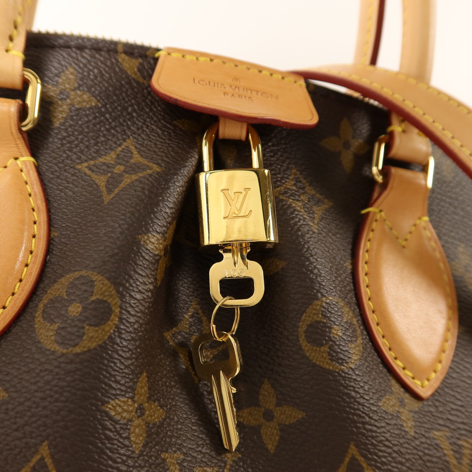 LOUIS VUITTON Monogram Boetie金扣手挽肩背兩用袋