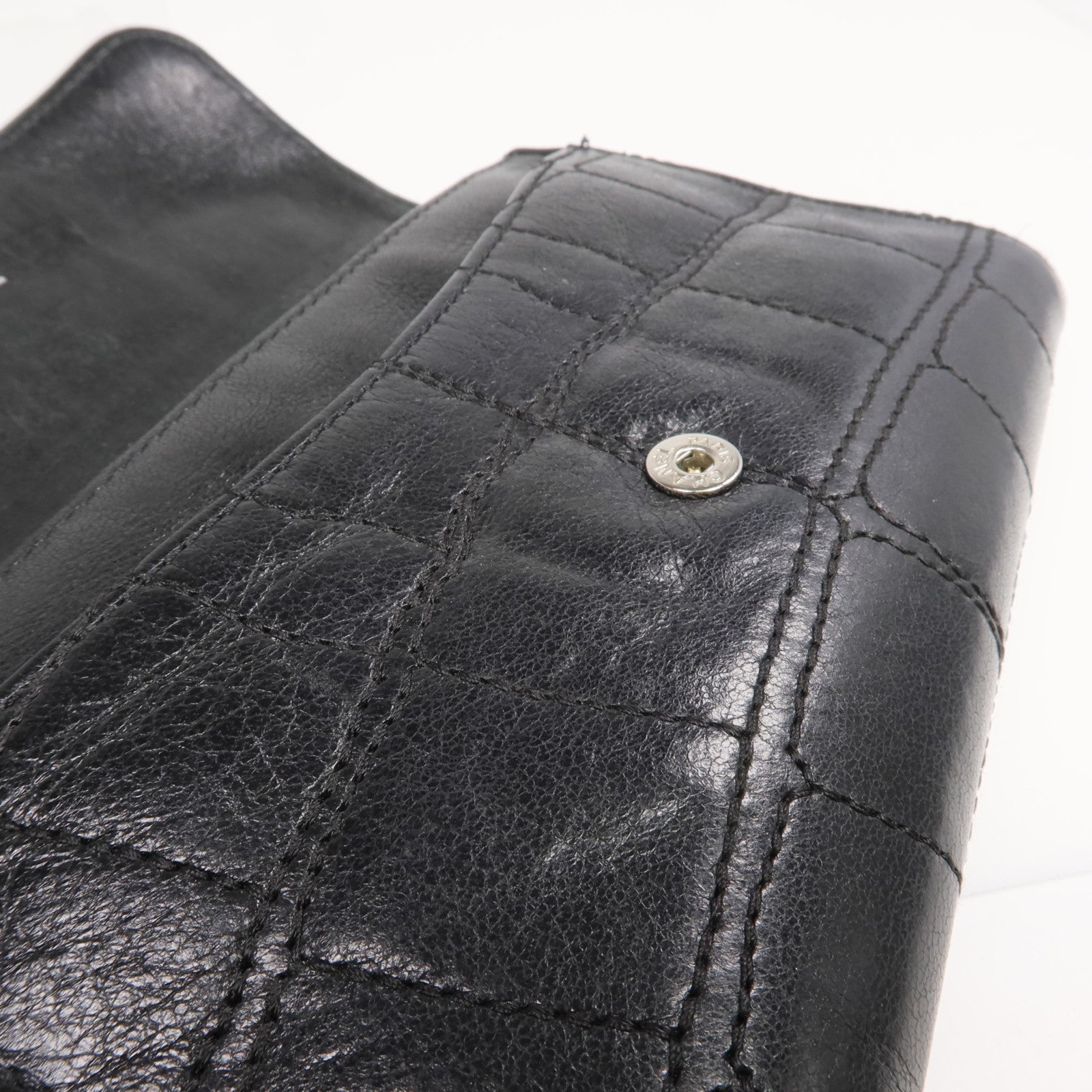 CHANEL 【激減優惠】牛皮皮革2.55 Wallet銀扣錢包