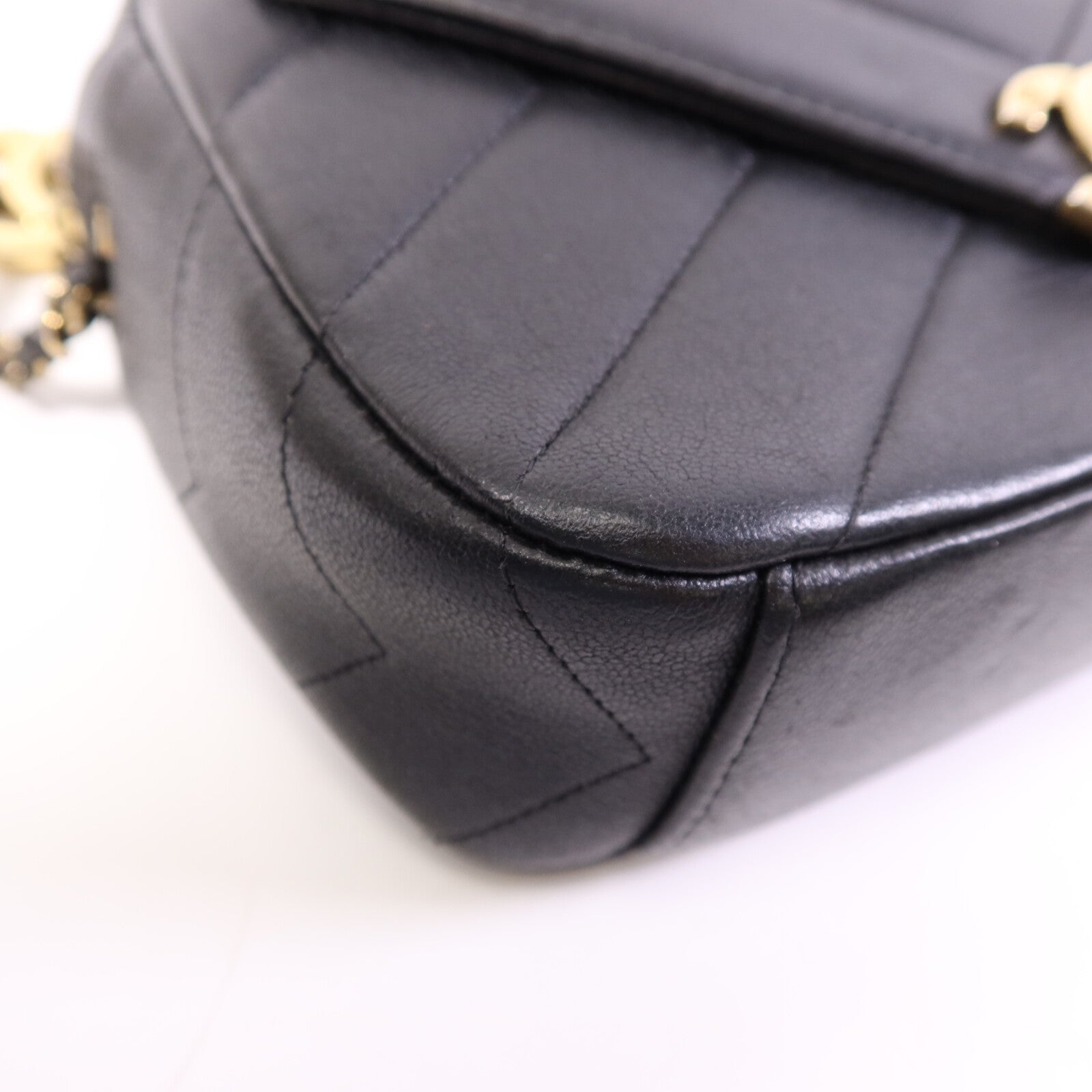 CHANEL 【激減優惠】牛皮皮革Chain Shoulder Bag金扣鏈帶肩背袋