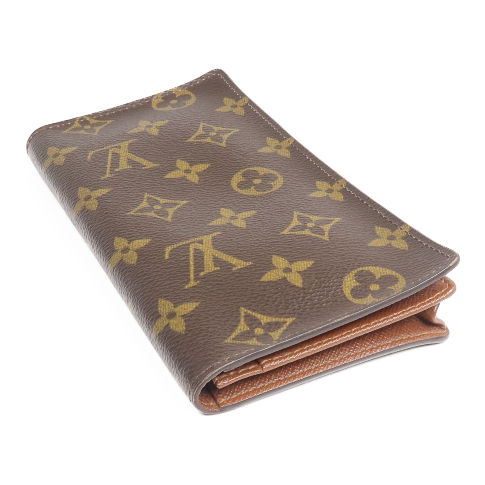 LOUIS VUITTON Monogram Brazza Wallet金扣長錢包