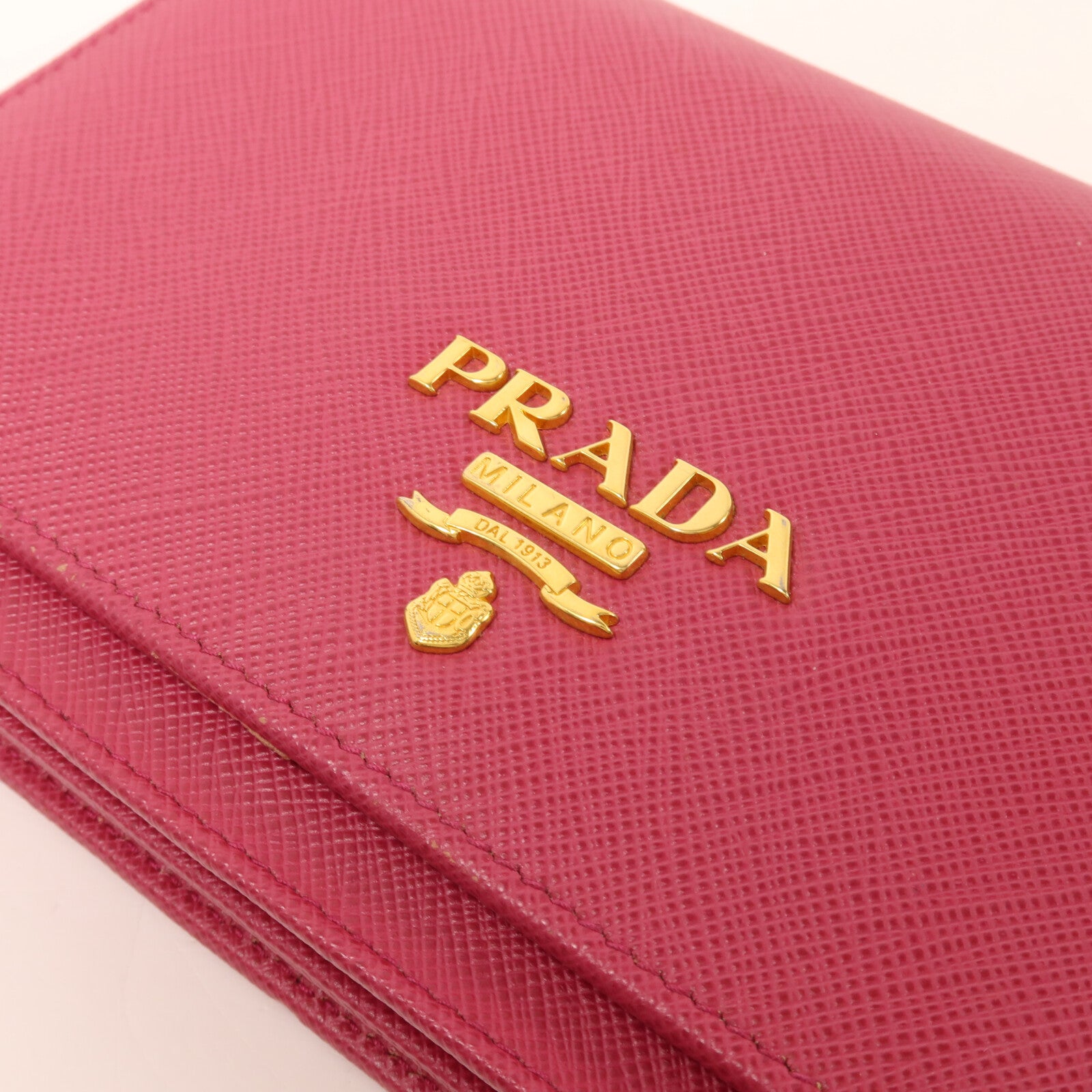 PRADA 牛皮皮革Shoulder Bag鏈帶肩背袋