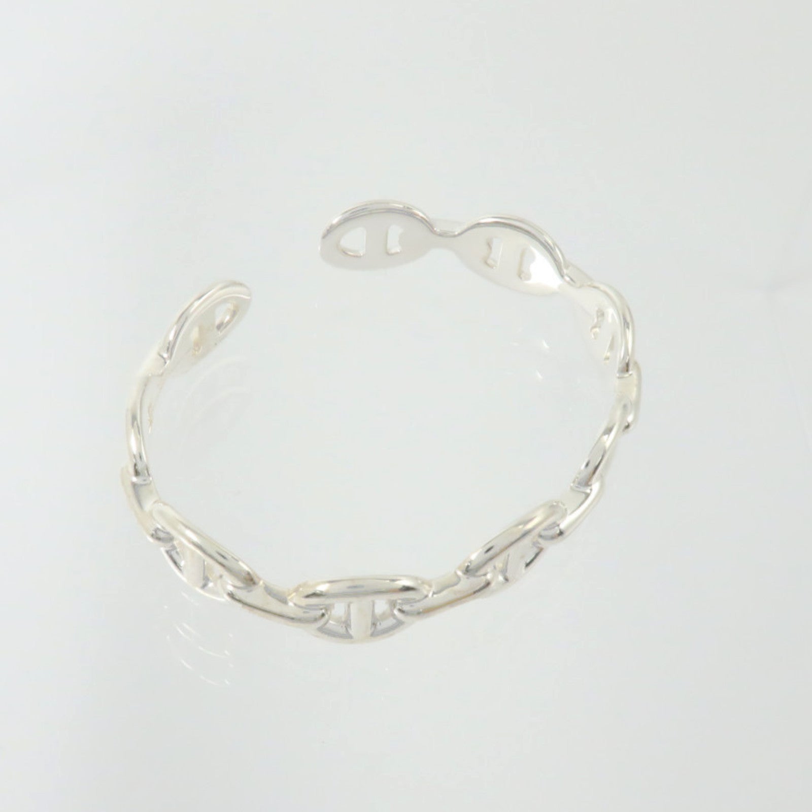 HERMES 925純銀Chaine D'Ancre Enchainee Bracelet手鏈