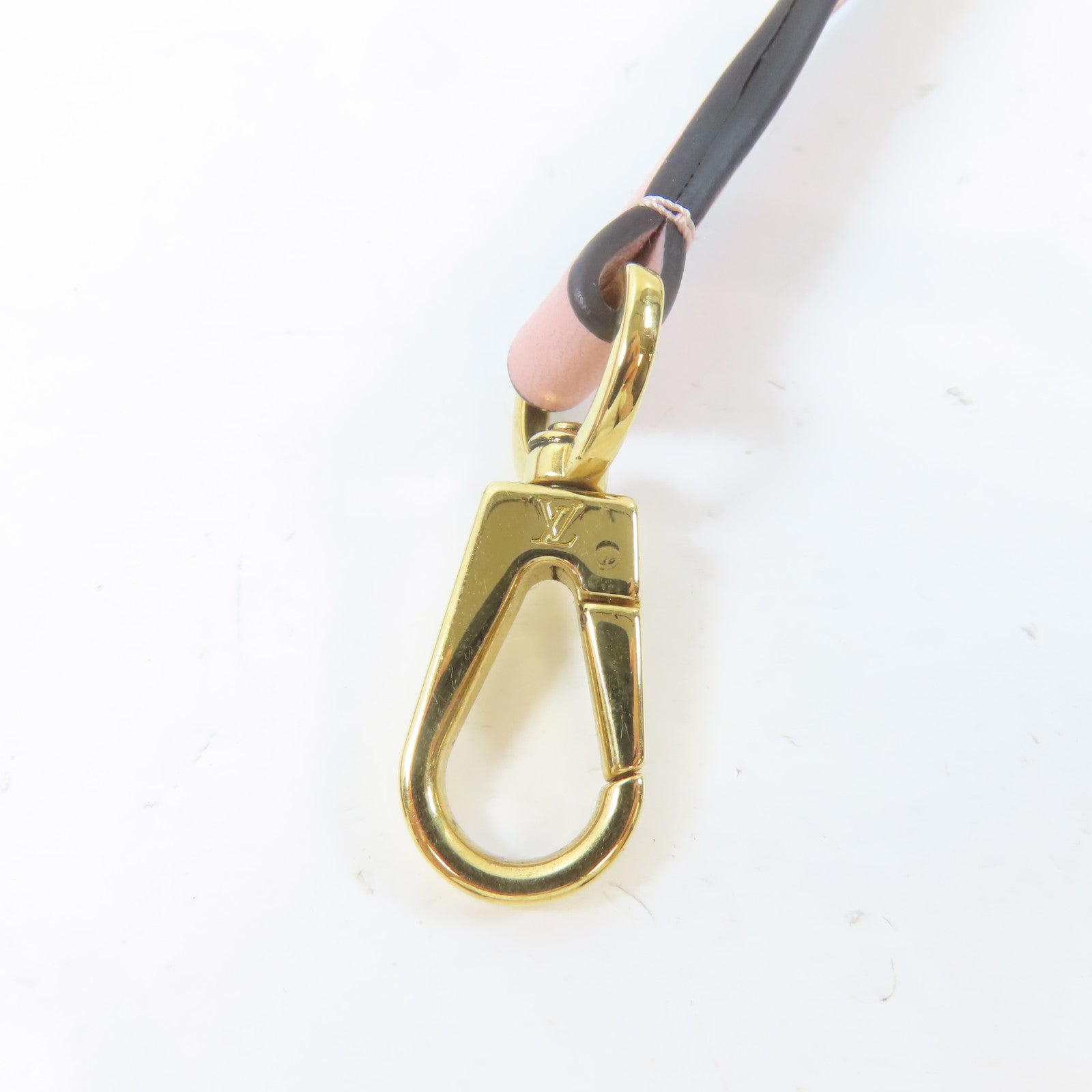LOUIS VUITTON Monogram Locky BB金扣手挽肩背兩用袋啡色/粉紅色