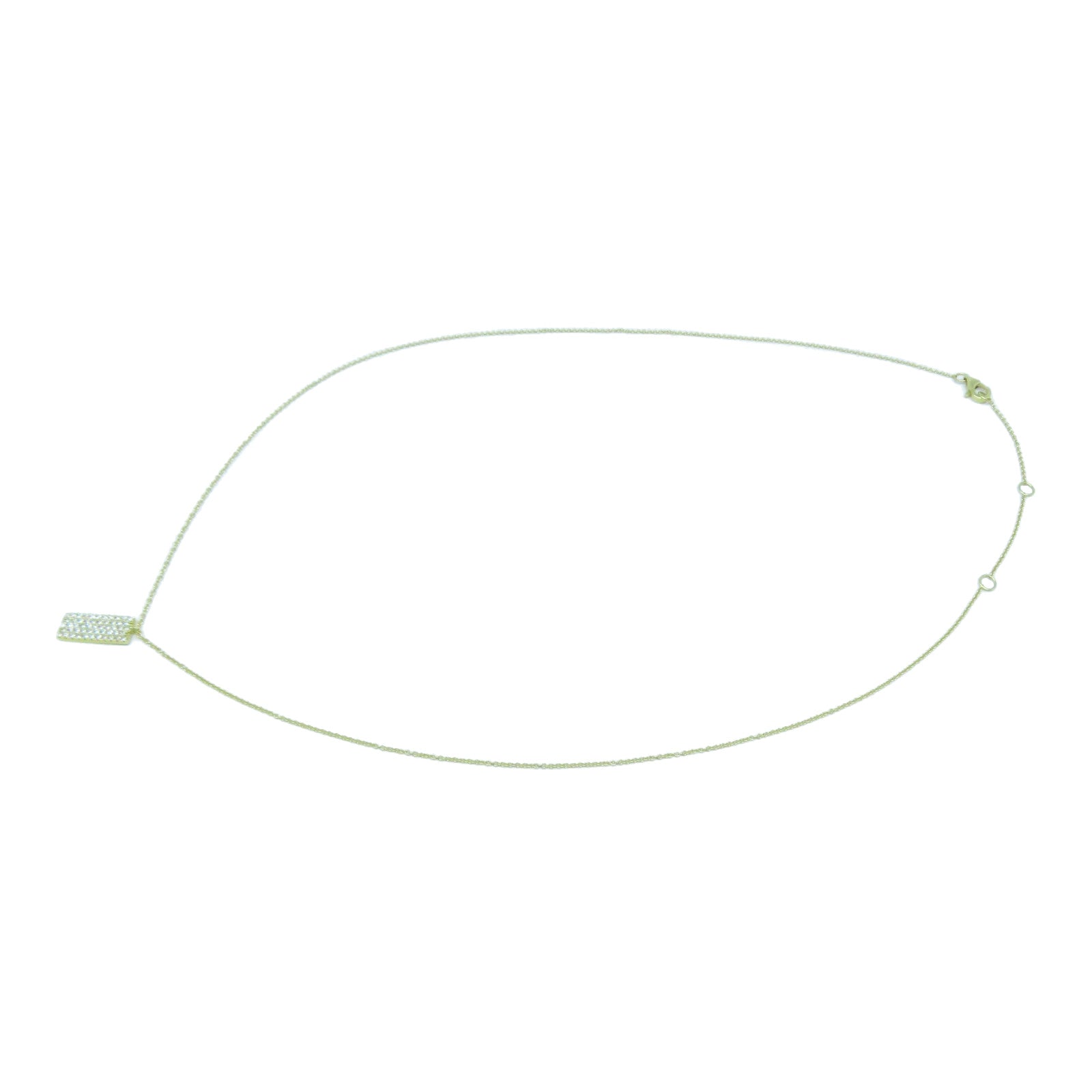 JEWELRY 【激減優惠】18K黃金Diamond Necklace 0.265ct鑽石項鍊