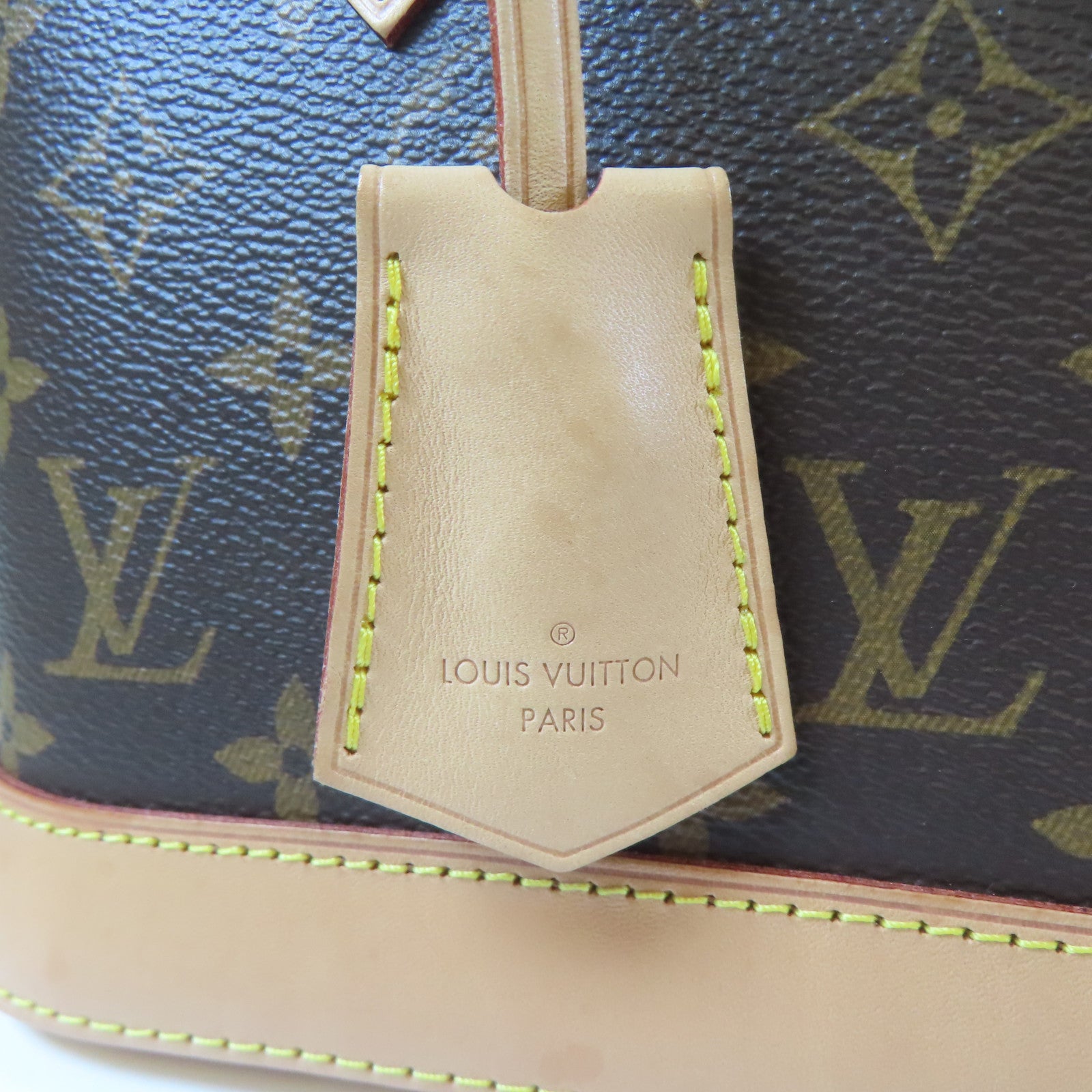 LOUIS VUITTON Monogram Alma BB 2 Way Shoulder Bag金扣手挽肩背兩用袋啡色