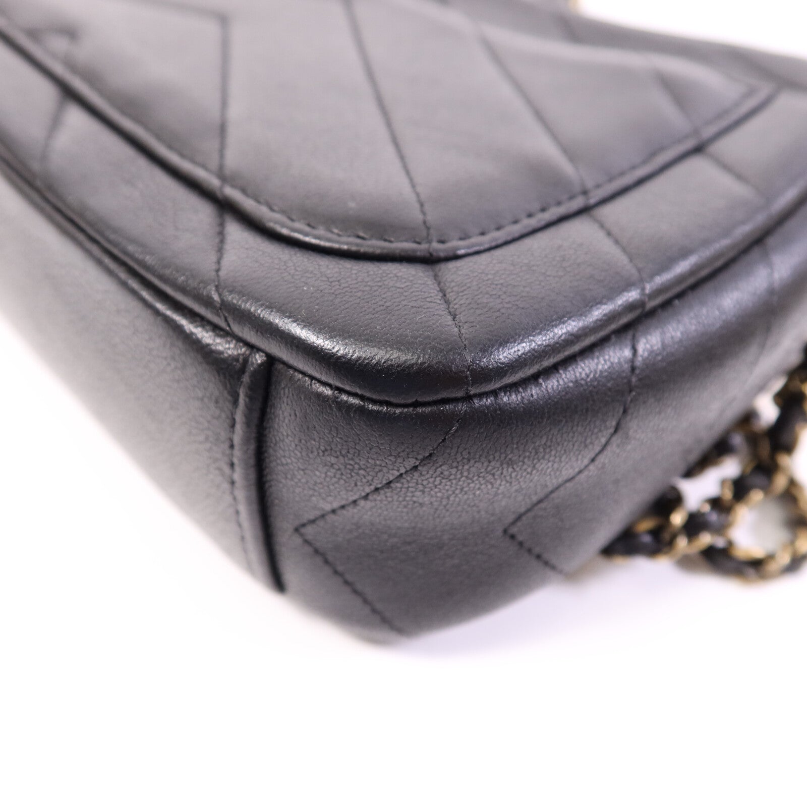 CHANEL 【激減優惠】牛皮皮革Chain Shoulder Bag金扣鏈帶肩背袋