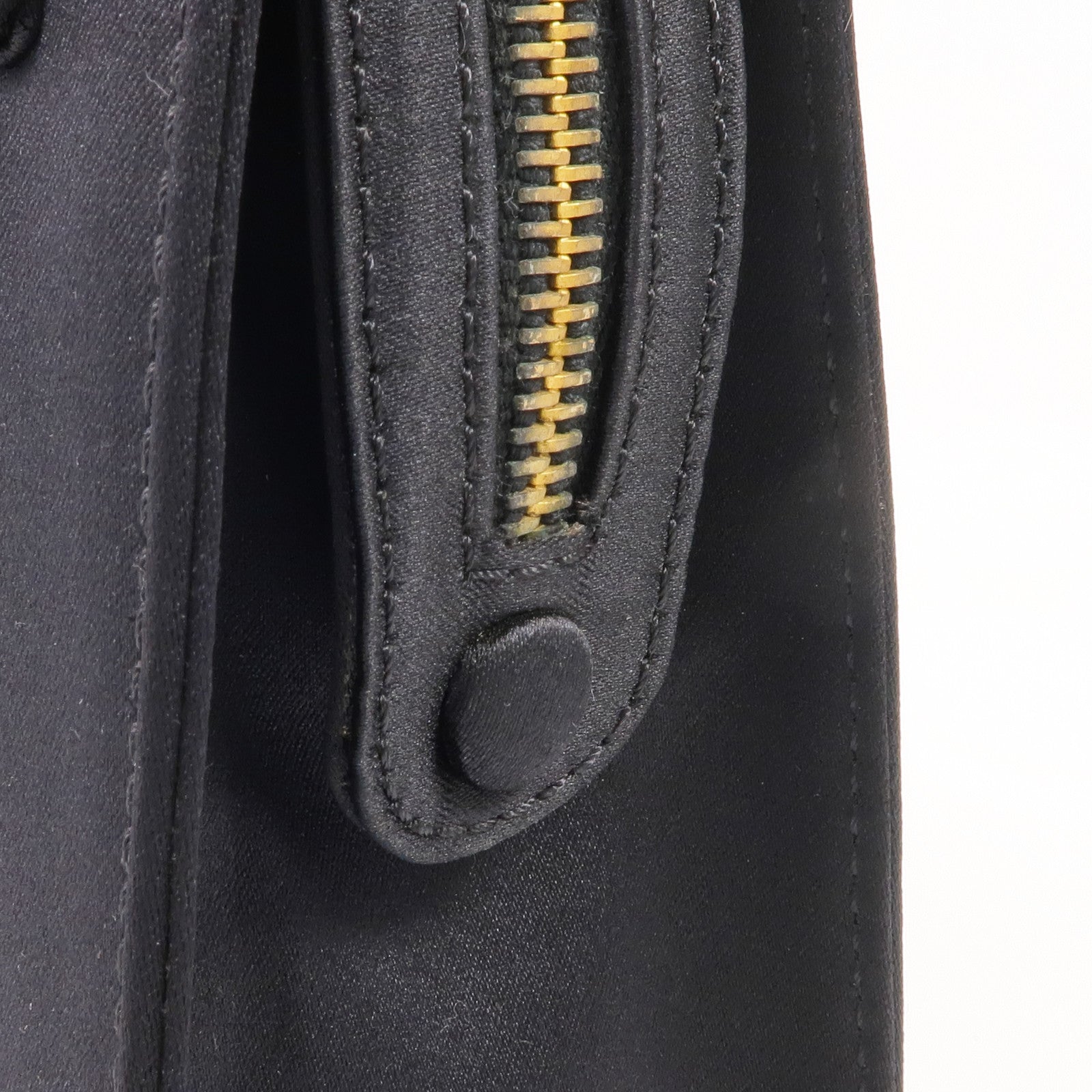 VERSACE Satin Fabric Handbag金扣手挽袋