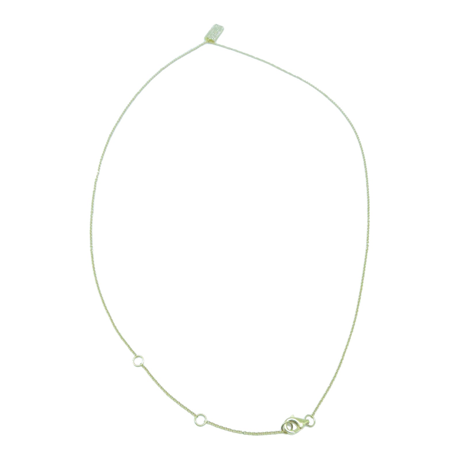 JEWELRY 【激減優惠】18K黃金Diamond Necklace 0.265ct鑽石項鍊