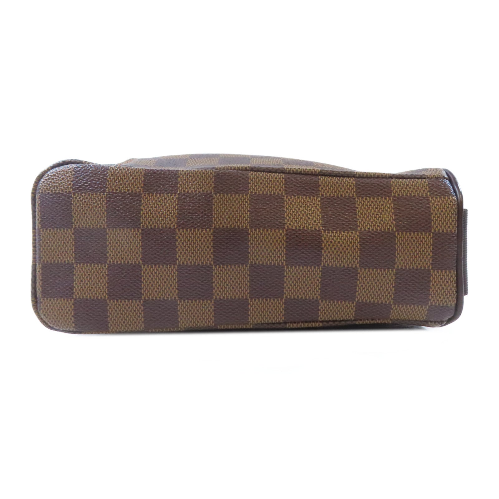 LOUIS VUITTON Damier Olav金扣肩背袋啡色